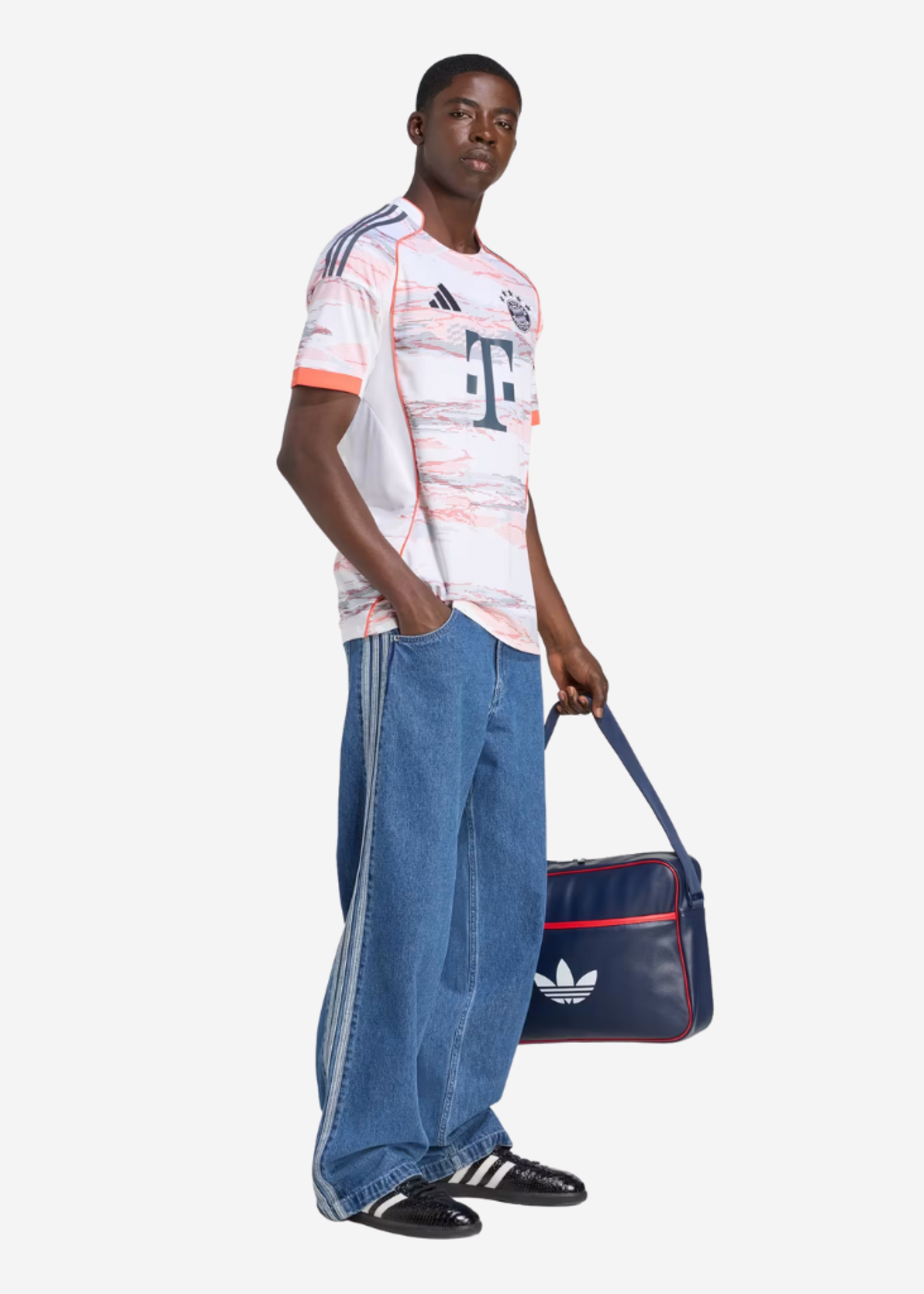 ADIDAS FCB BAYERN AWAY JSY WHITE JJ2143