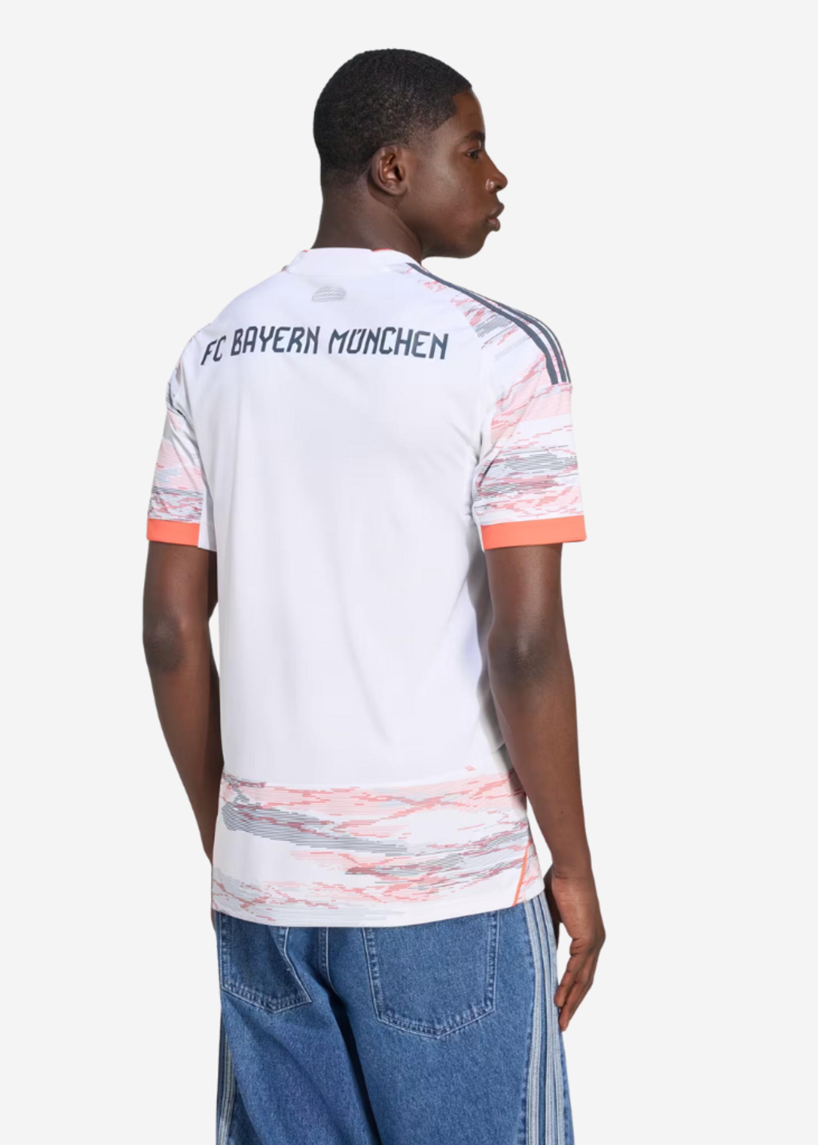 ADIDAS FCB BAYERN AWAY JSY WHITE JJ2143
