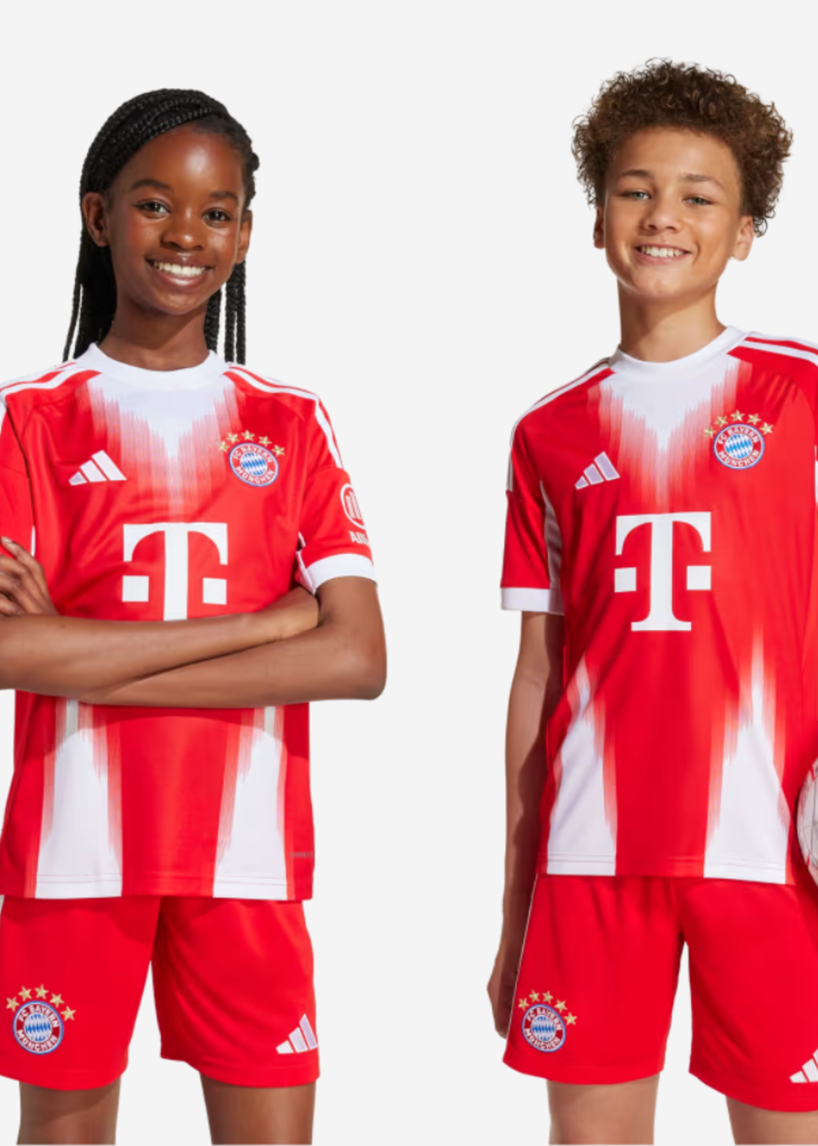 ADIDAS FCB BAYERN HOME JSY YOUTH RED JN8525