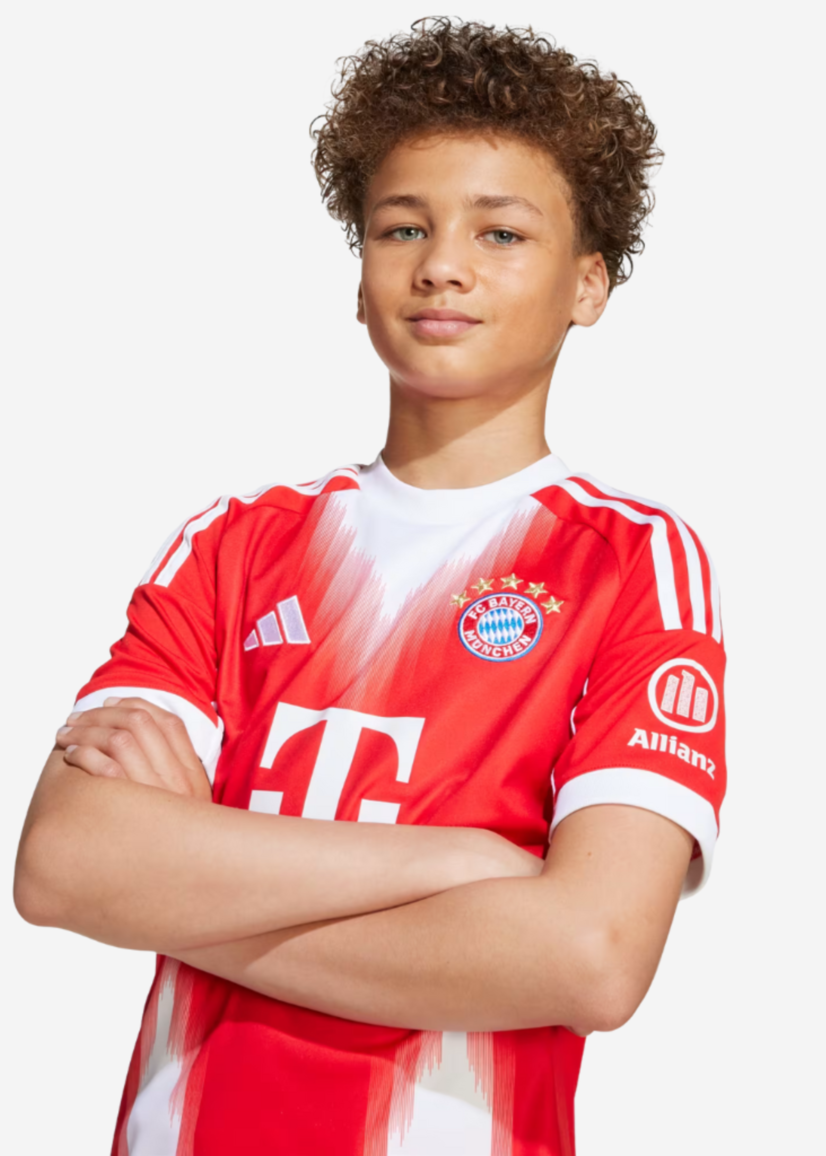 ADIDAS FCB BAYERN HOME JSY YOUTH RED JN8525