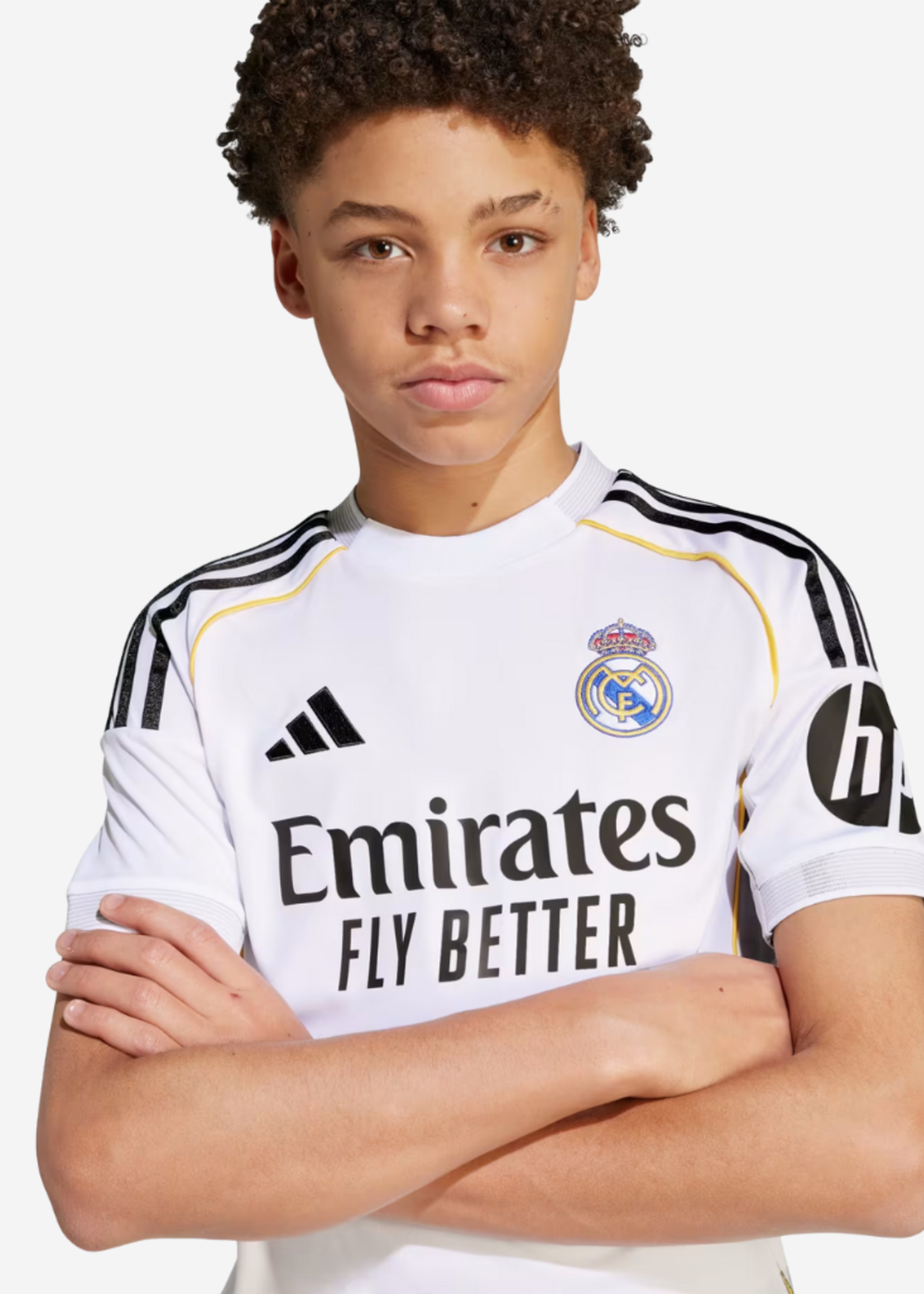 ADIDAS REAL MADRID HOME JSY YOUTH WHITE JN8887