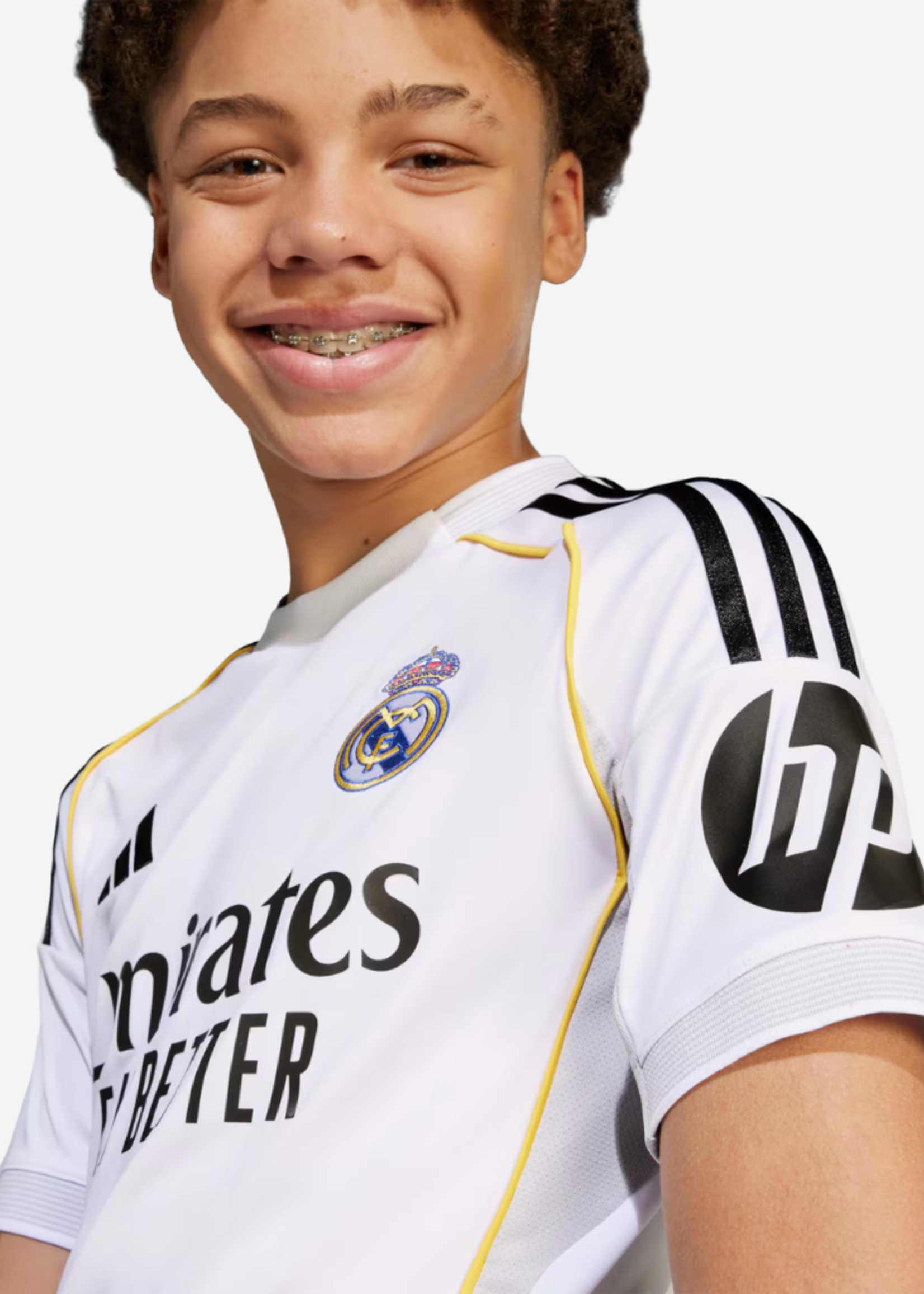 ADIDAS REAL MADRID HOME JSY YOUTH WHITE JN8887