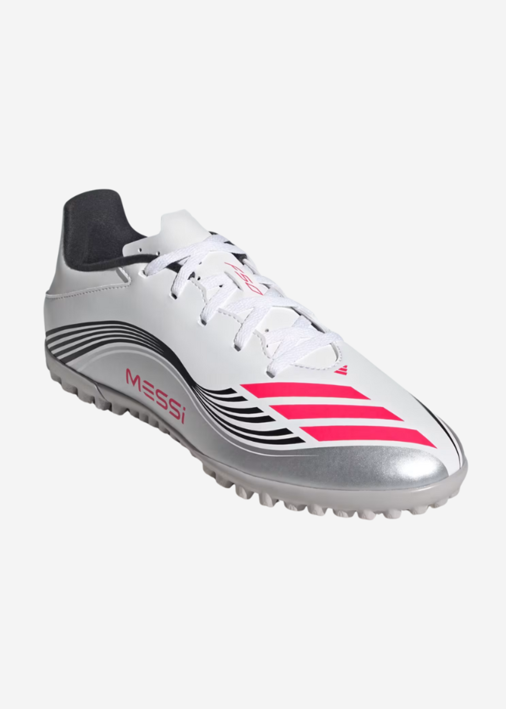 ADIDAS F50 MESSI CLUB TF WHT/RED/SILVMT JP7445