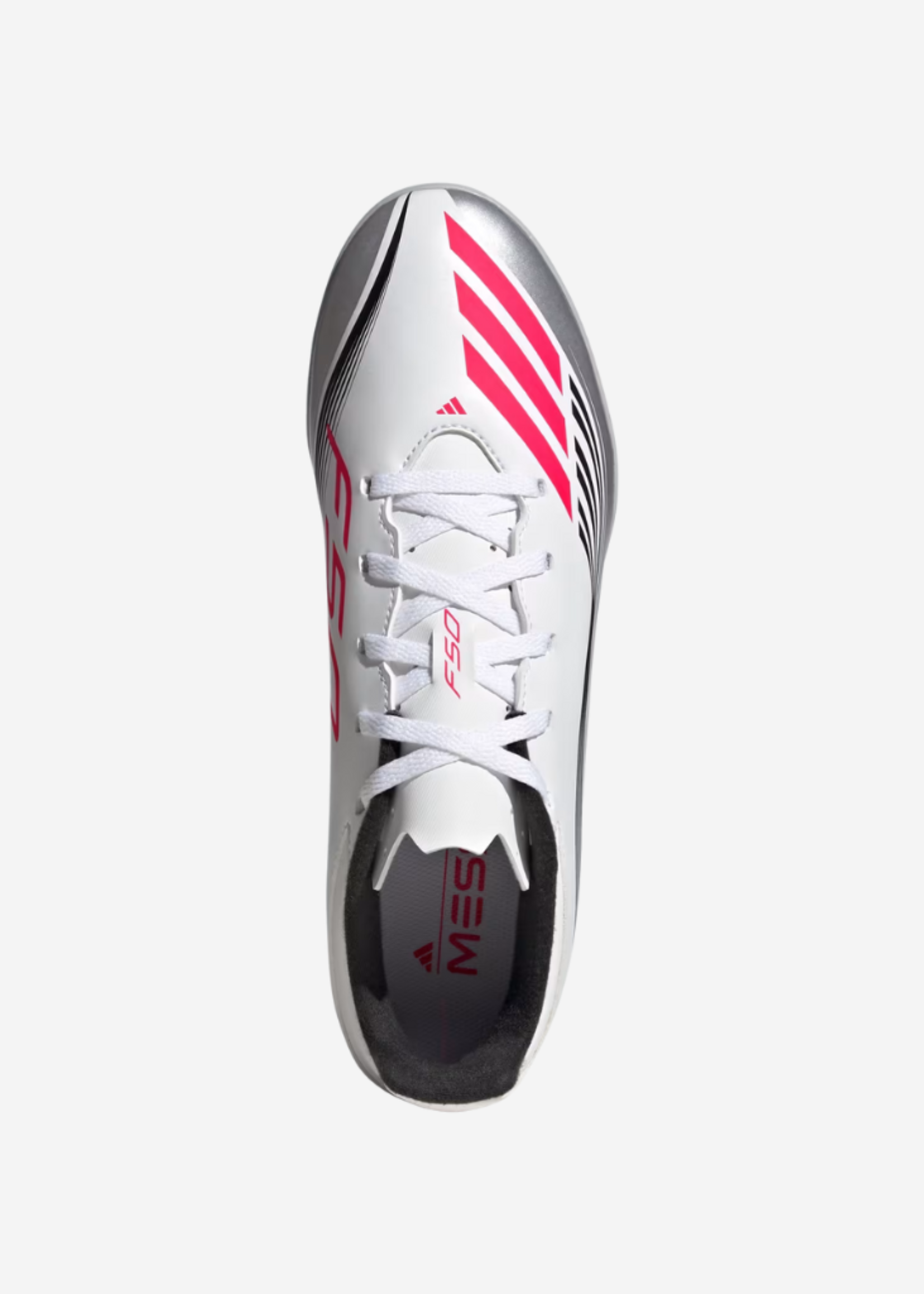 ADIDAS F50 MESSI CLUB TF WHT/RED/SILVMT JP7445