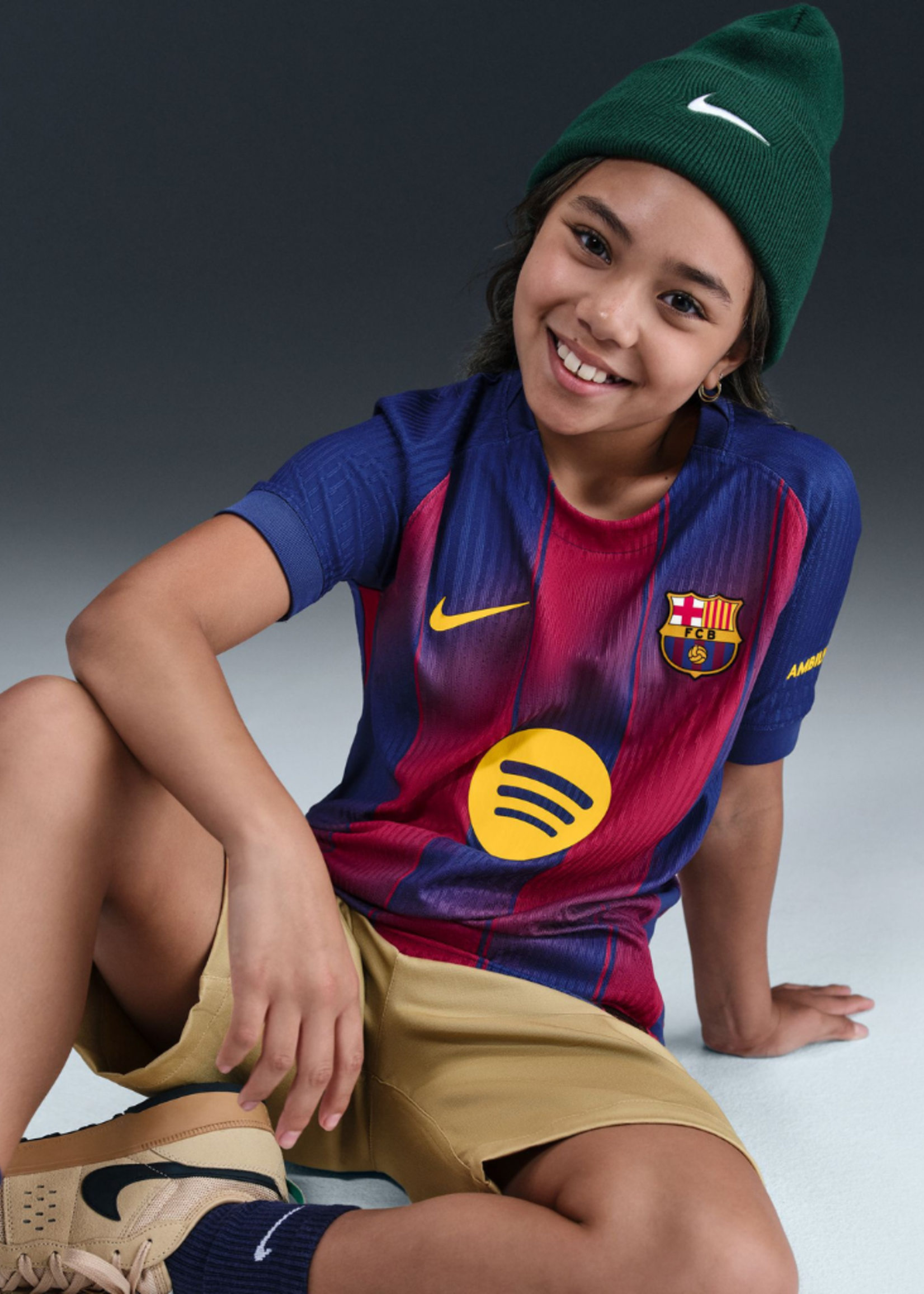 NIKE FC Barcelona 2025/26 Match Home JSY KIDS HJ5216-456