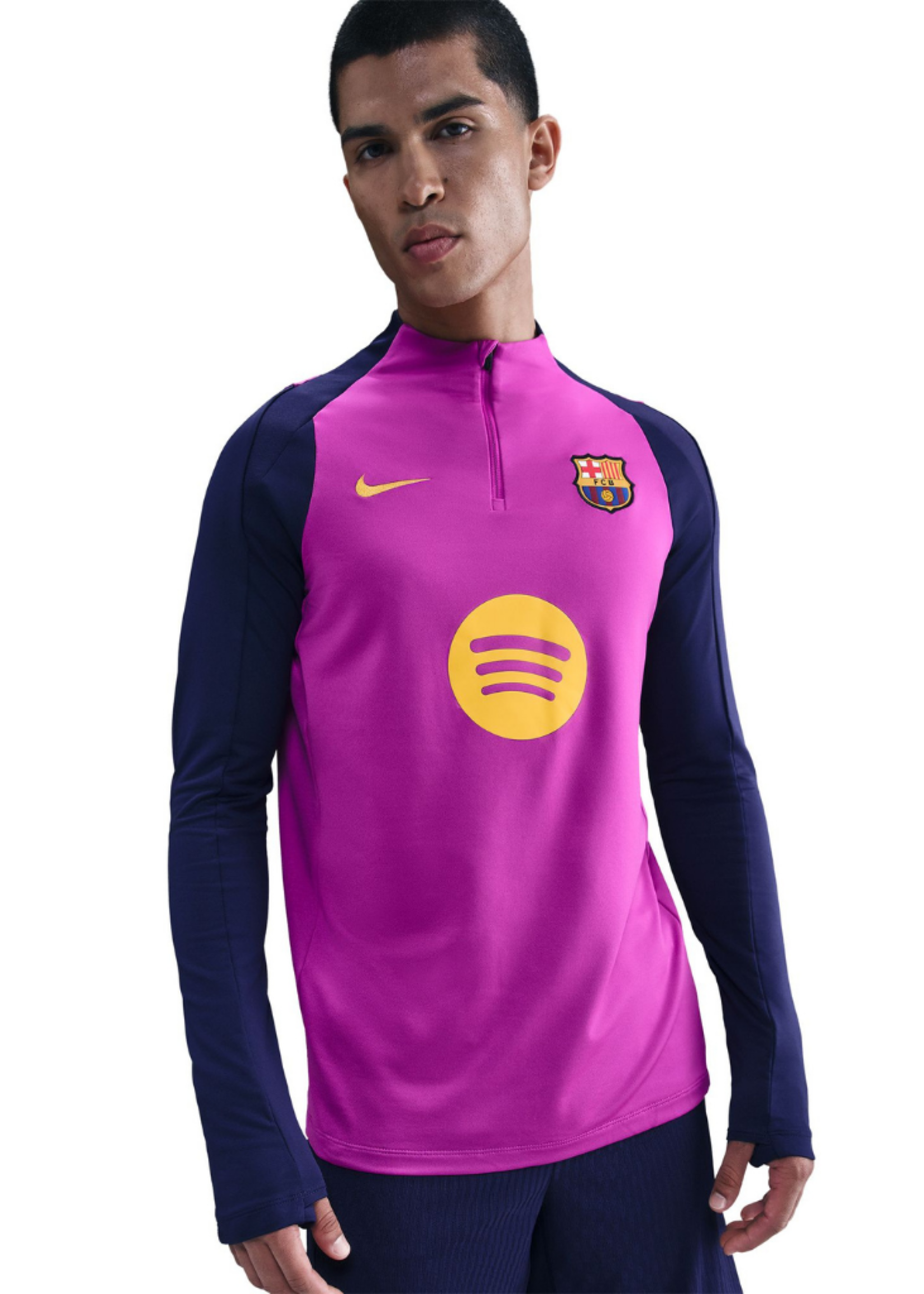 NIKE FC Barcelona Strike TOP PURPLE/GOLD HJ7774-552