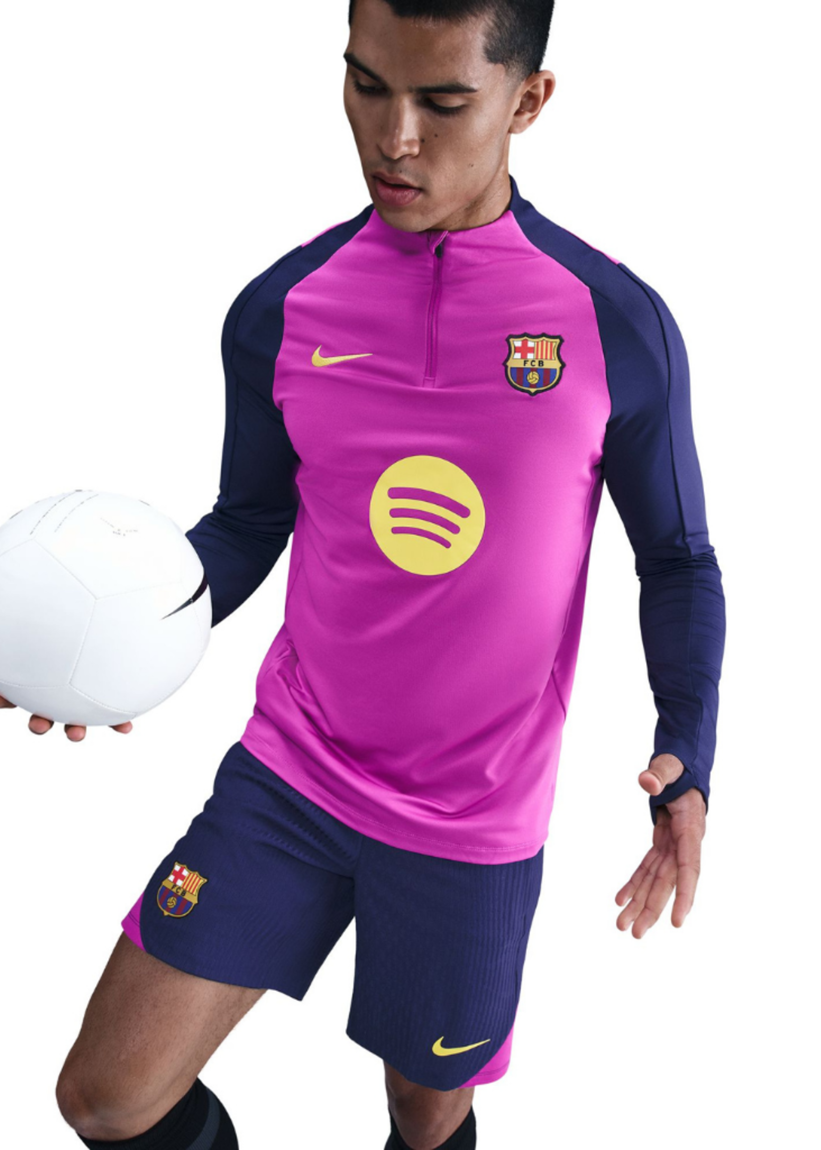 NIKE FC Barcelona Strike TOP PURPLE/GOLD HJ7774-552