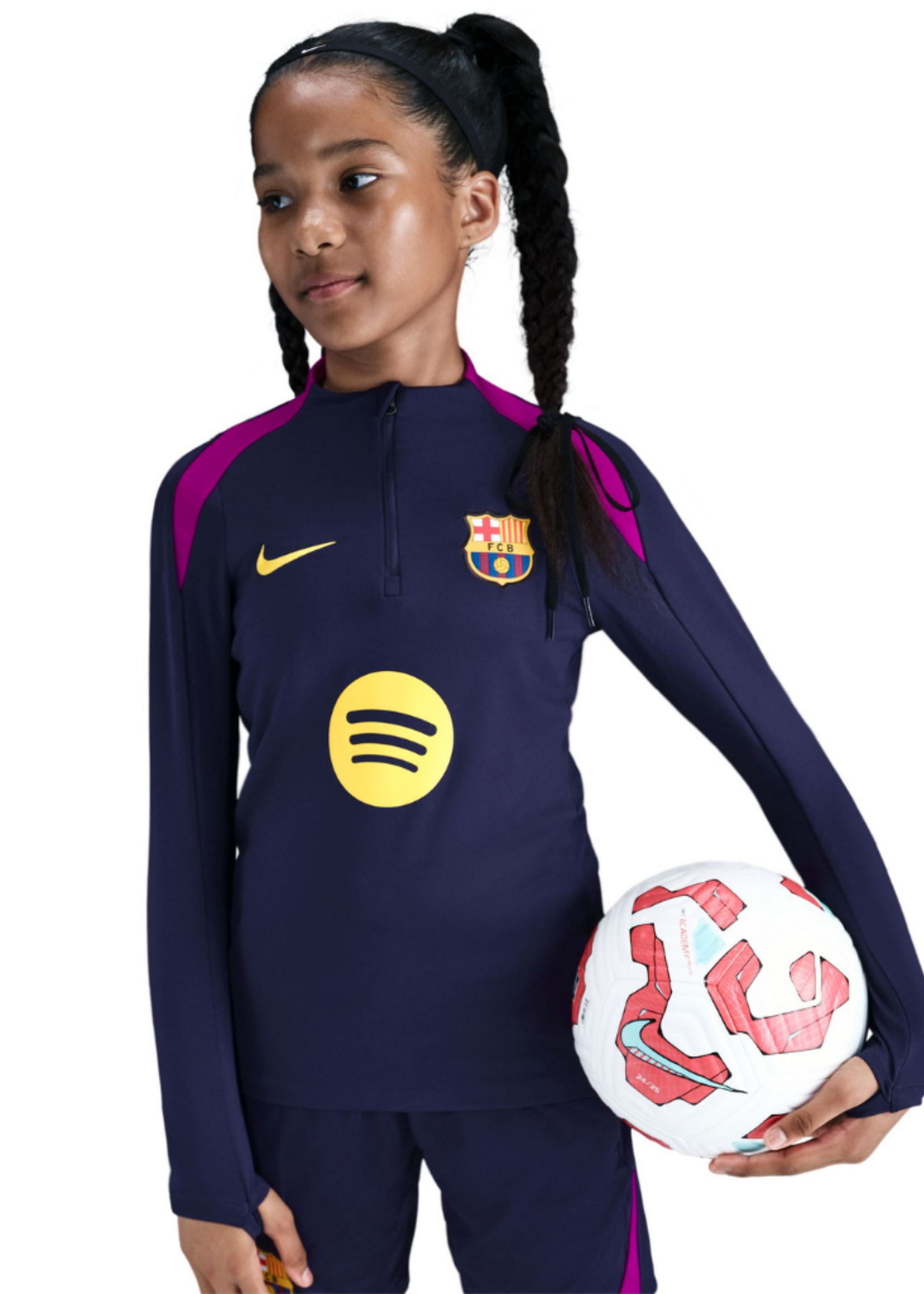 NIKE FC Barcelona Strike TOP KIDS PURPLE/GOLD HJ7844-597