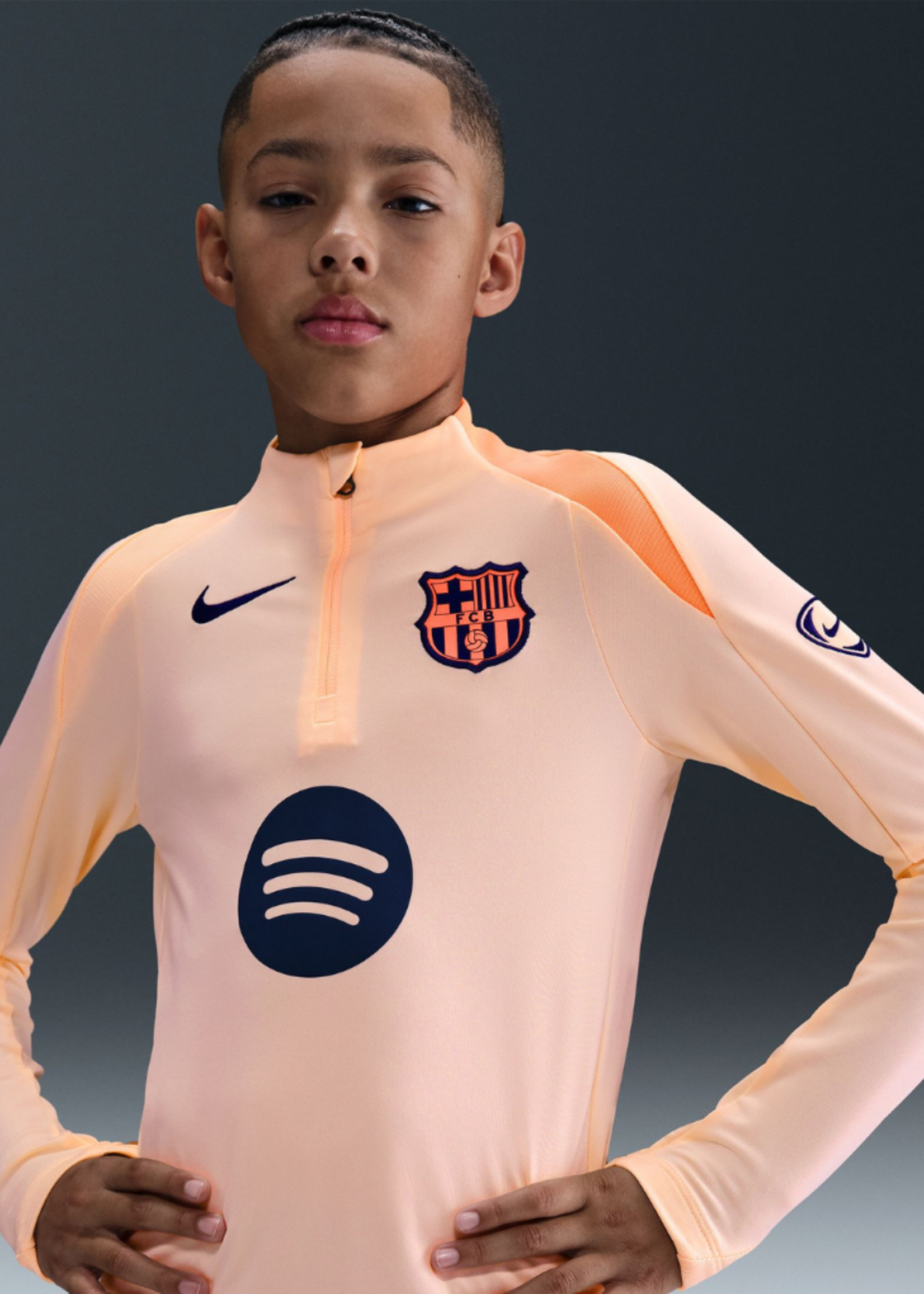 NIKE FC Barcelona Strike TOP Third KIDS MANGO HM4154-808