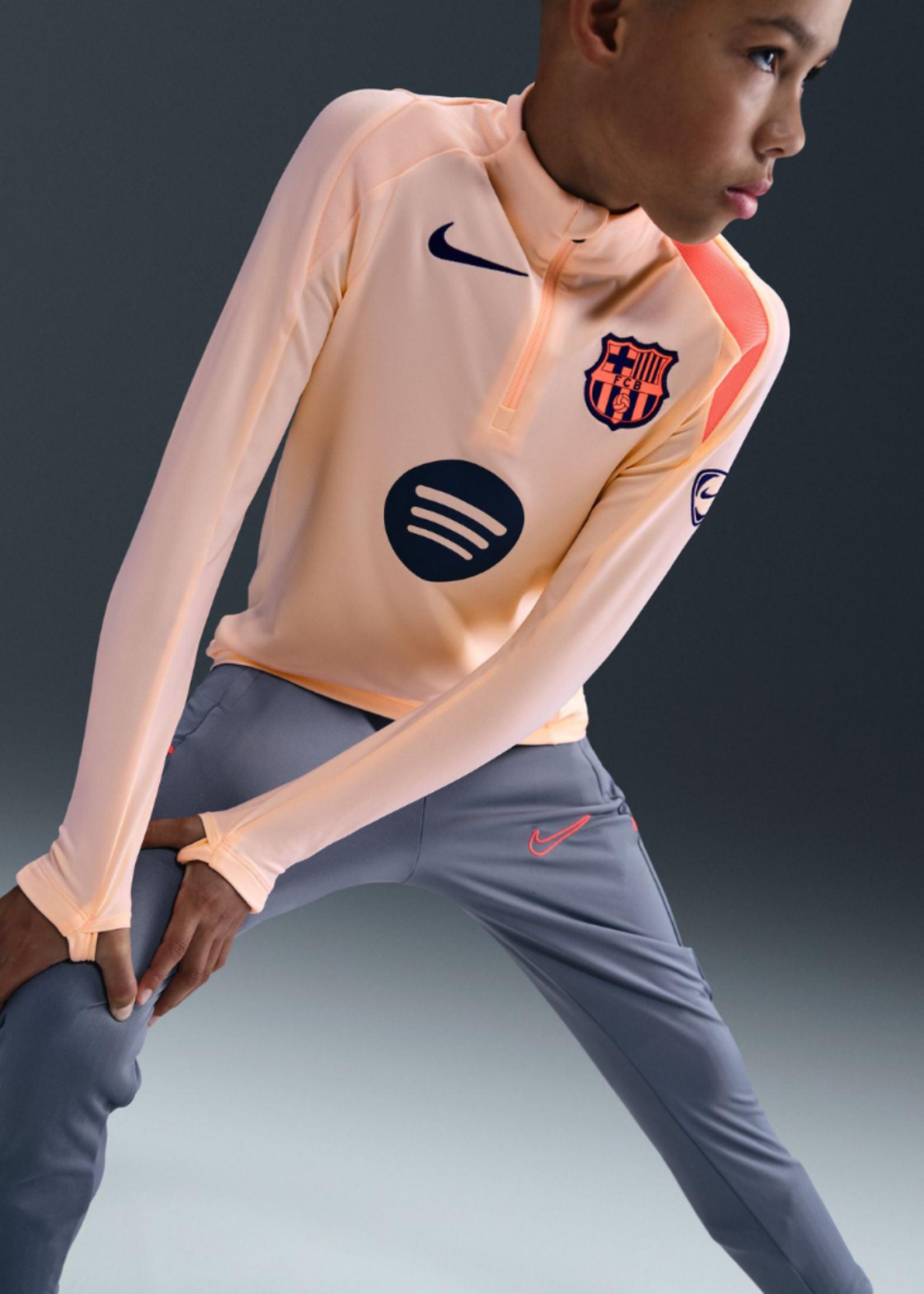 NIKE FC Barcelona Strike TOP Third KIDS MANGO HM4154-808