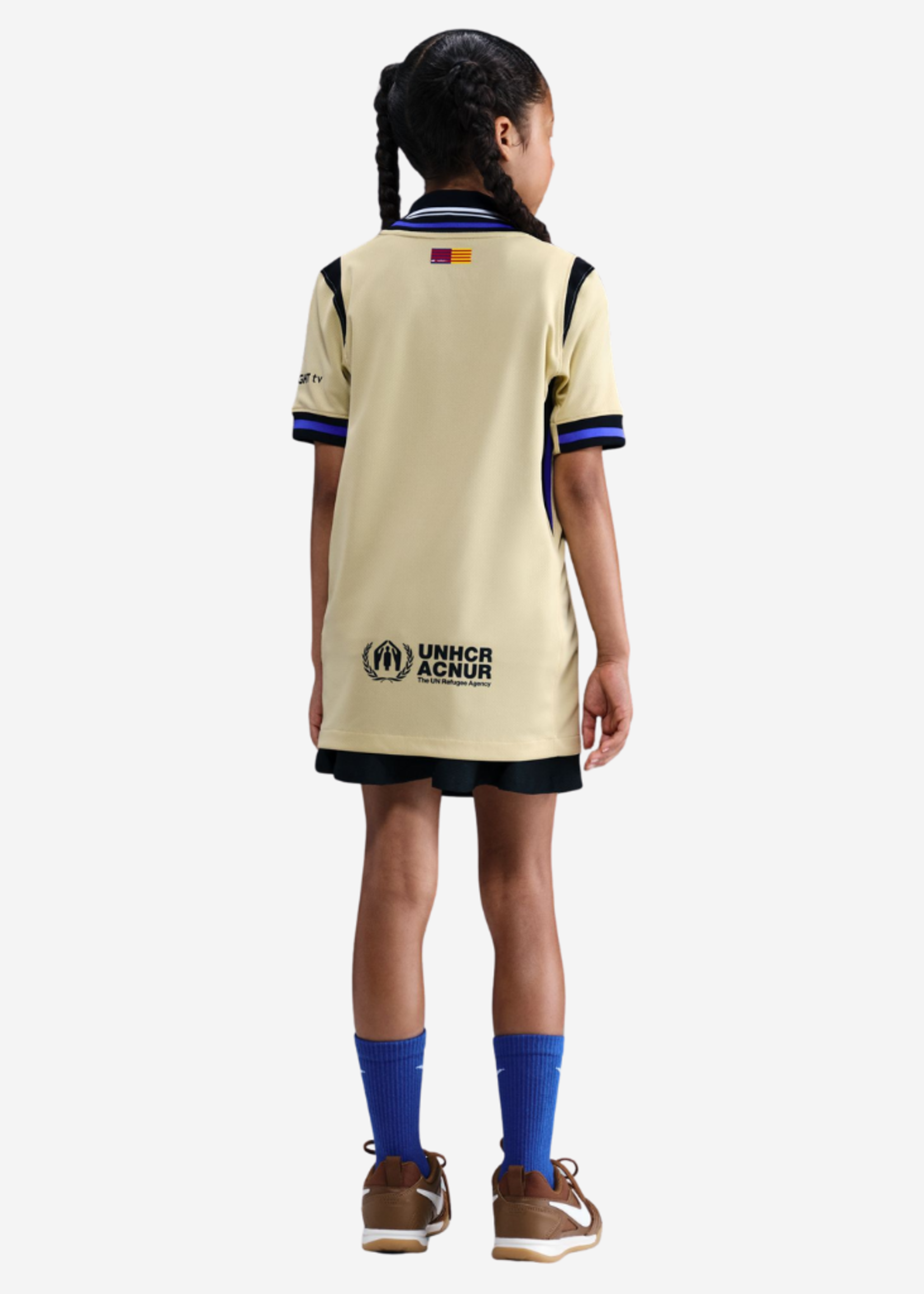 NIKE FC Barcelona 2025/26 Away JSY GOLD/VIOLET KIDS HJ5286-784