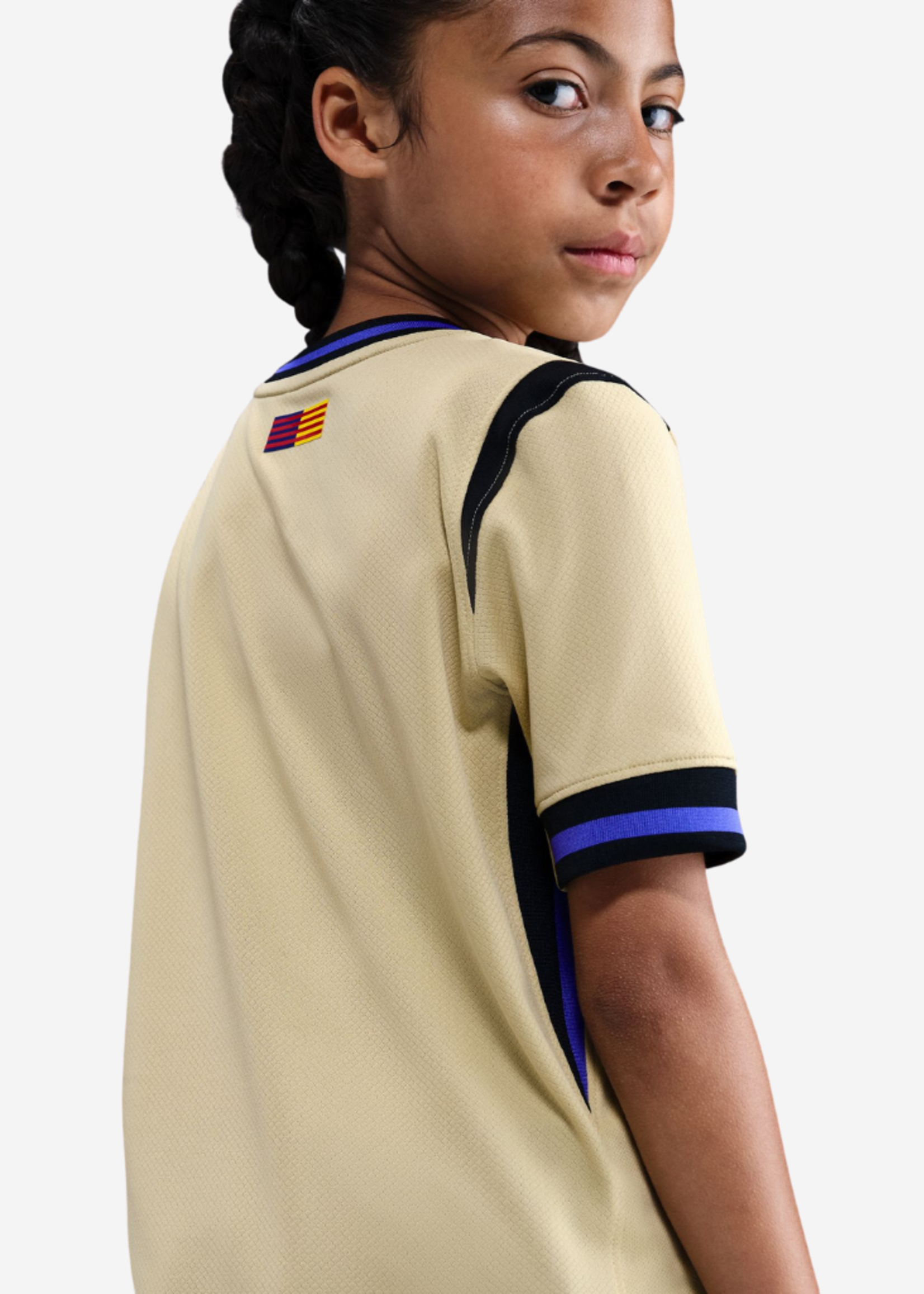 NIKE FC Barcelona 2025/26 Away JSY GOLD/VIOLET KIDS HJ5286-784