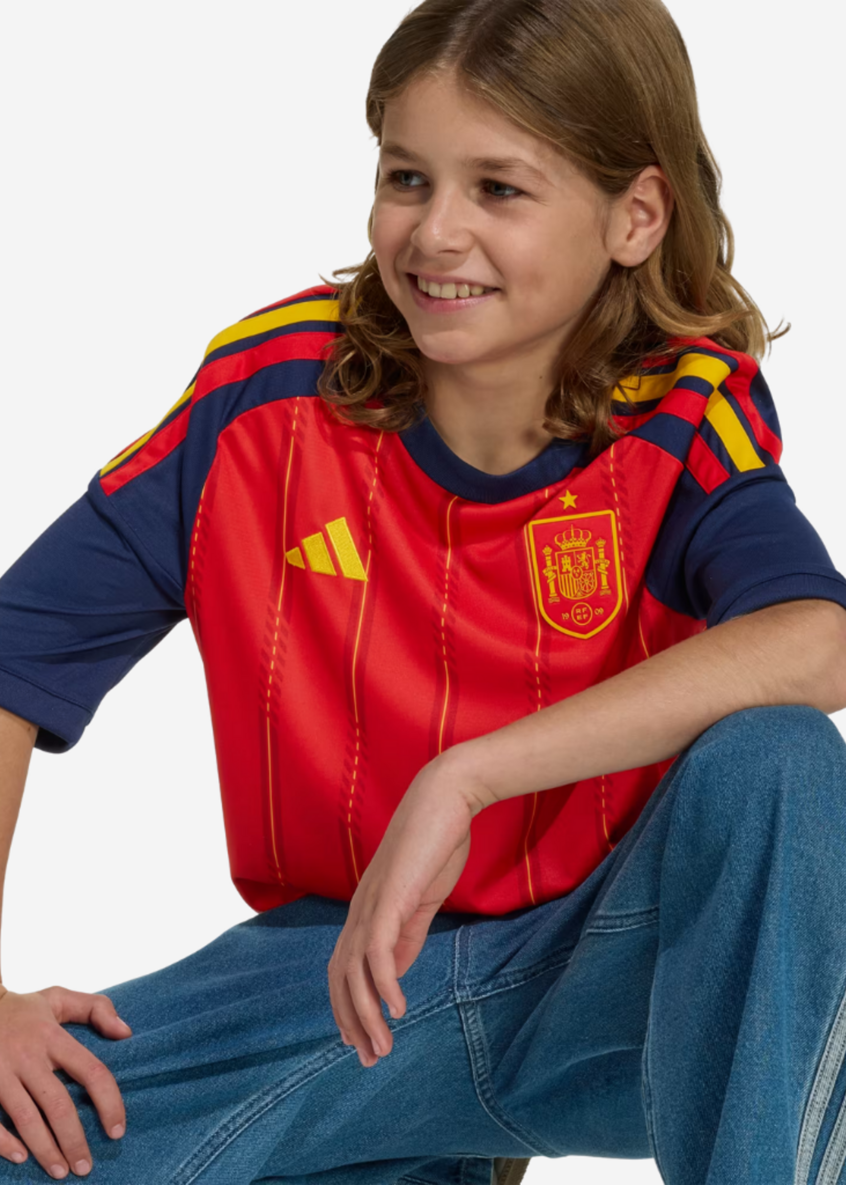 ADIDAS RFEF SPAIN HOME JERSEY YOUTH 2026 RED