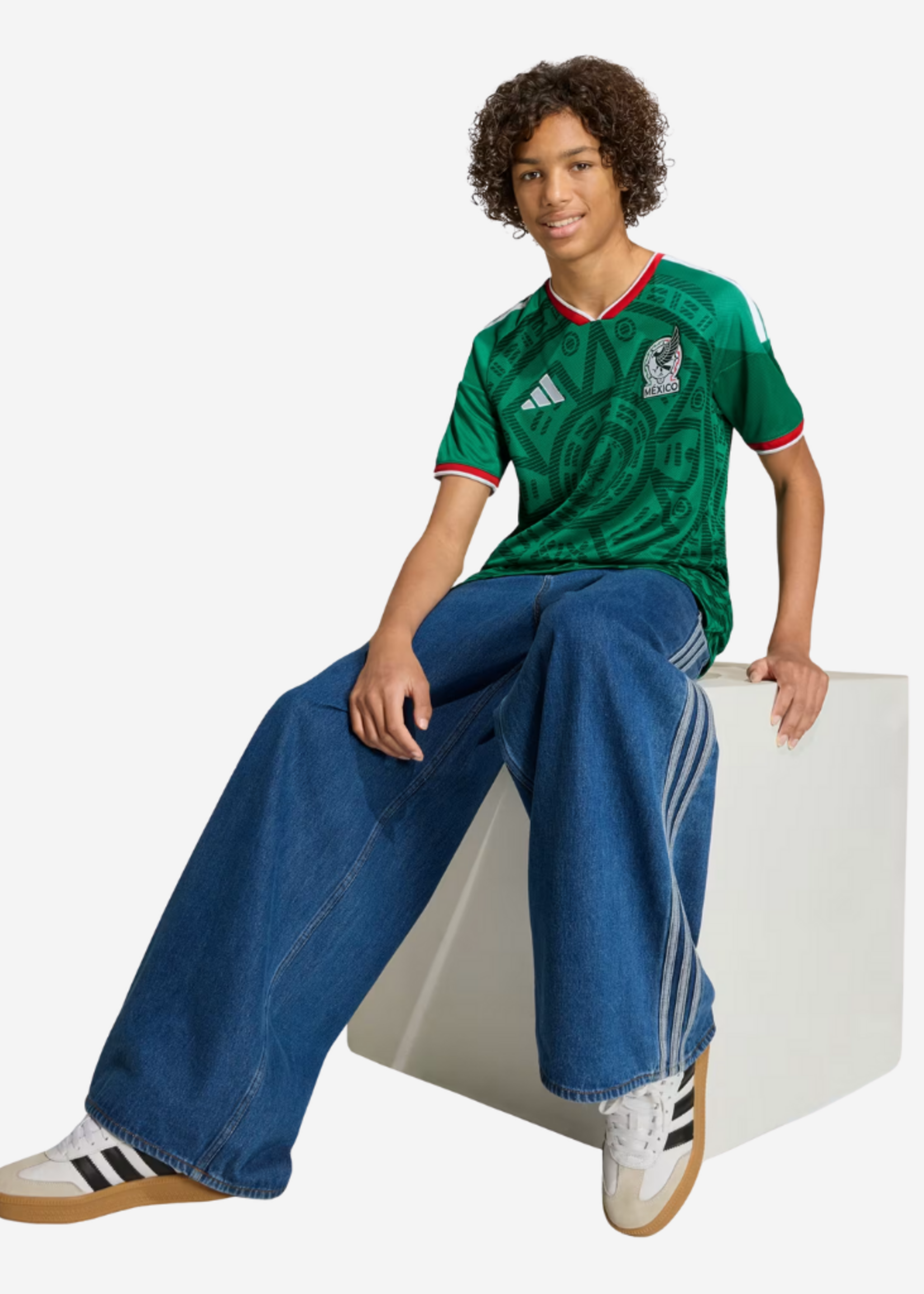 ADIDAS FMF MEXICO HOME JERSEY YOUTH 2026