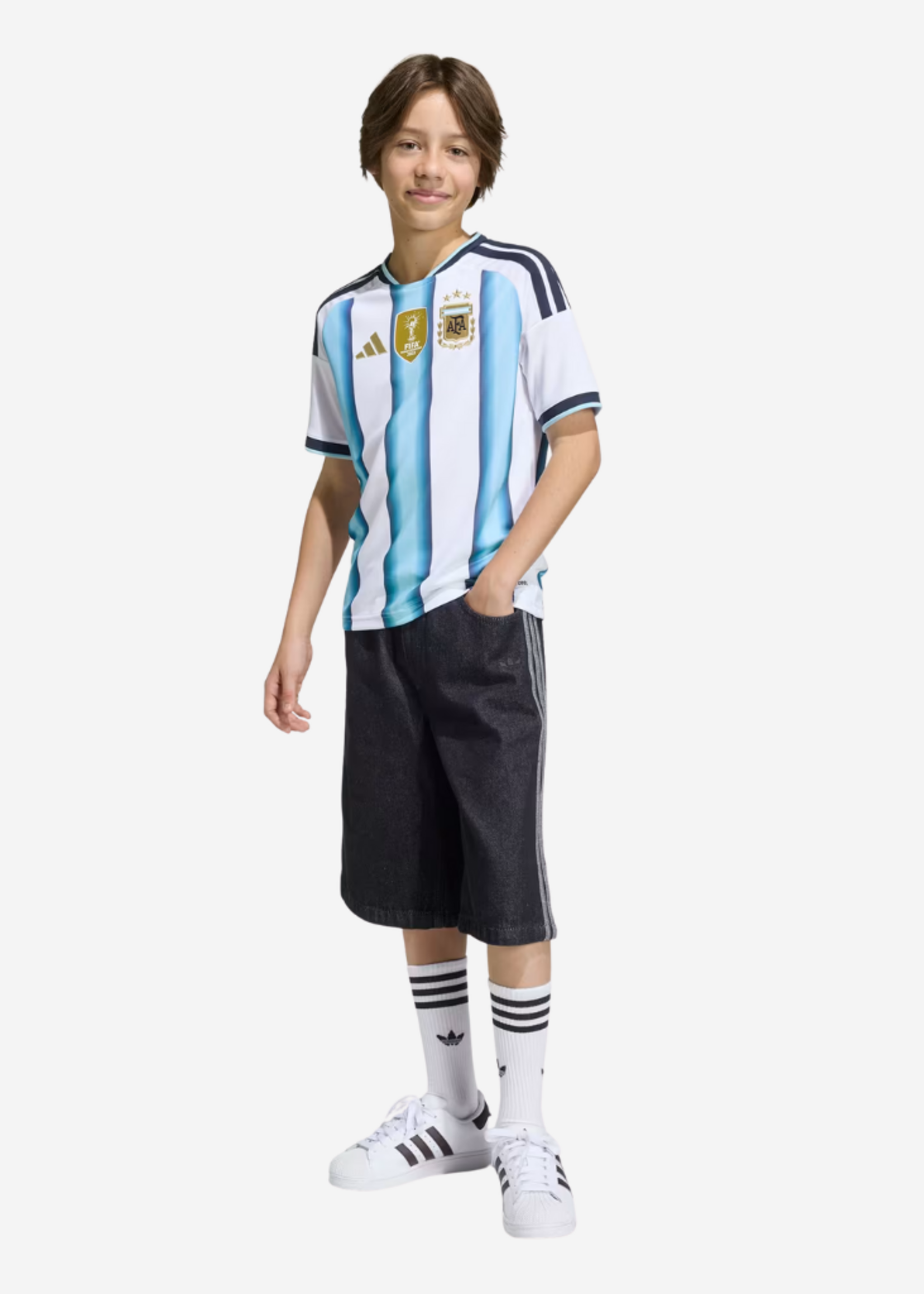 ADIDAS AFA ARGENTINA HOME MESSI YOUTH 2026
