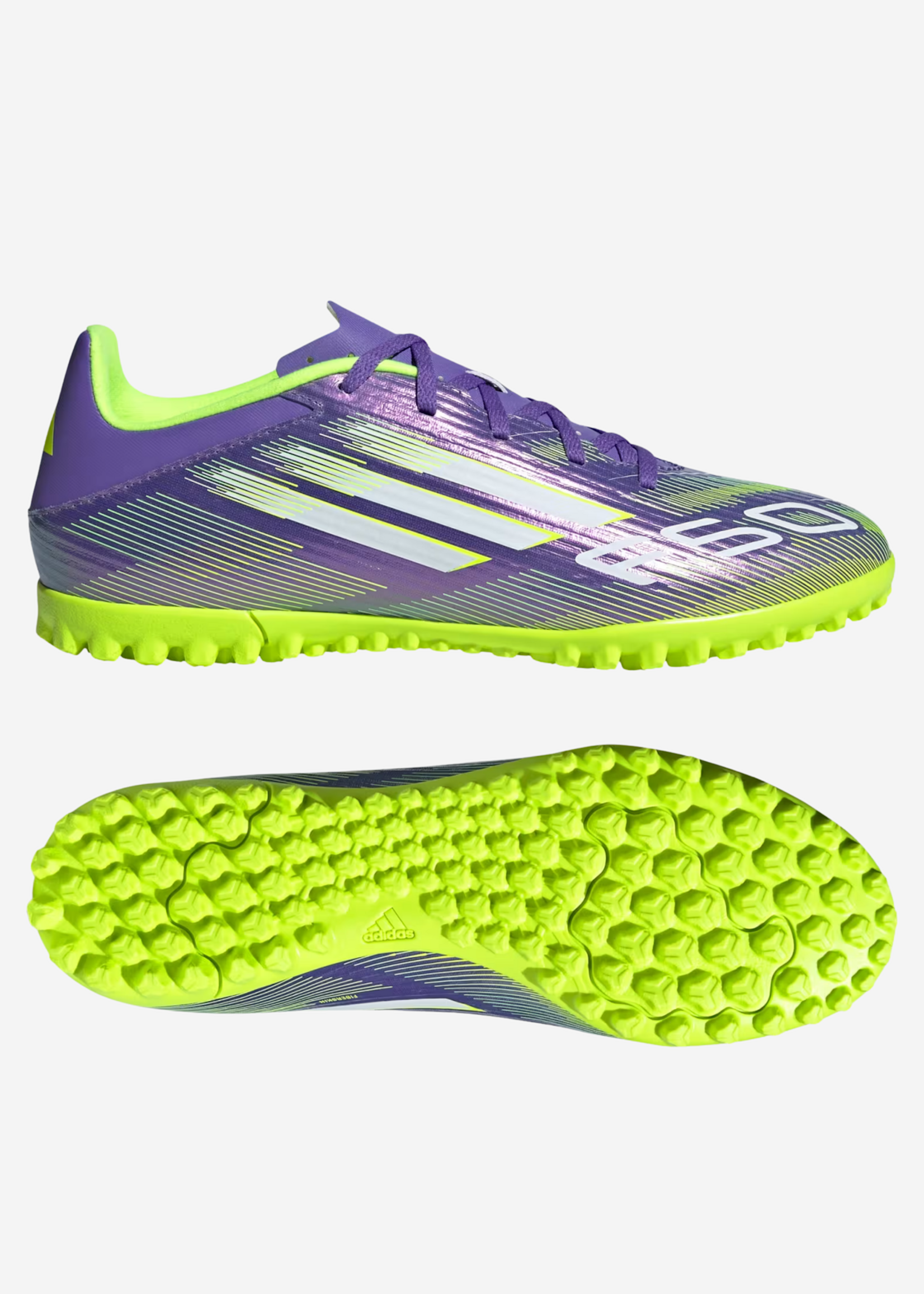 ADIDAS F50 CLUB TF PUR/WHT/LEM JI0026