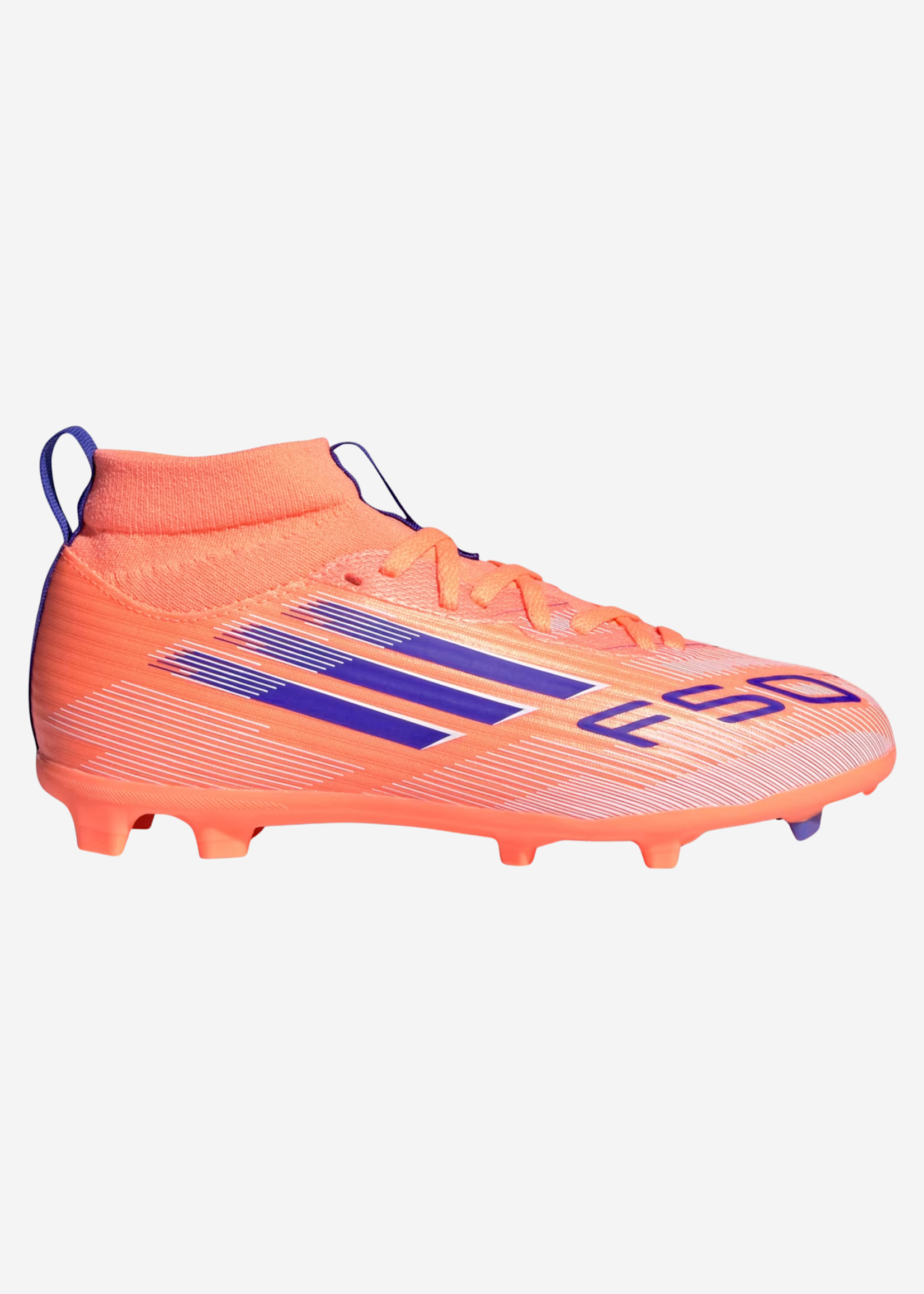 ADIDAS F50 LEAGUE FG/MG MID J ORA/BLU/WHT JI3548