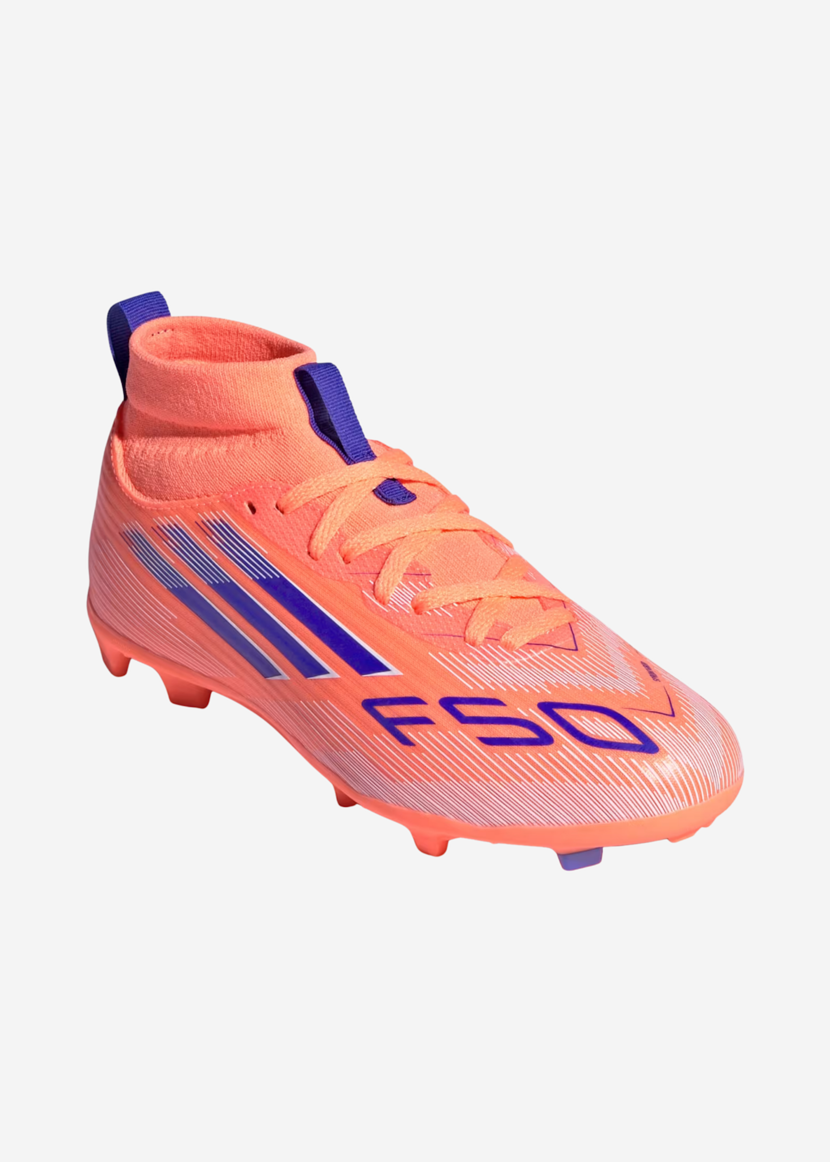ADIDAS F50 LEAGUE FG/MG MID J ORA/BLU/WHT JI3548