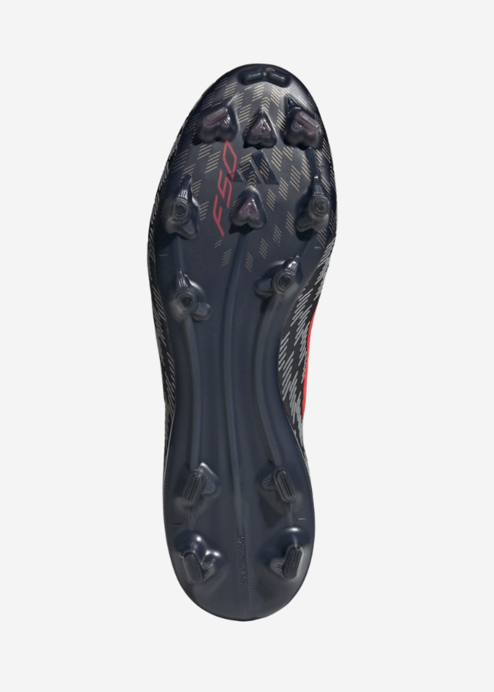 ADIDAS F50 PRO FG BLACK/RED/BLACK JR8953