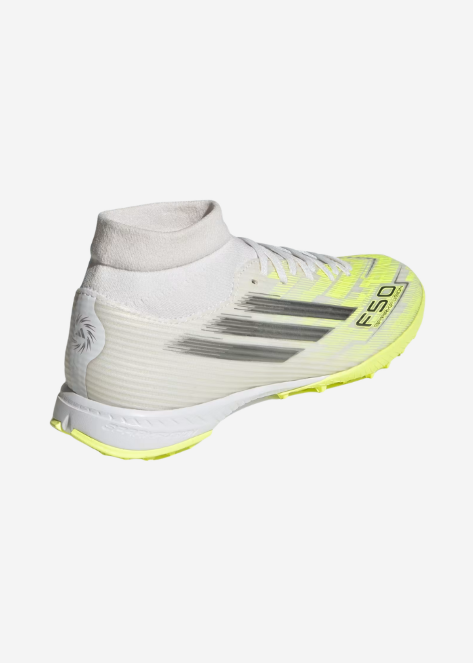 ADIDAS F50 SPARKFUSION LEAGUE TF WHT/IRON/YE JR9004