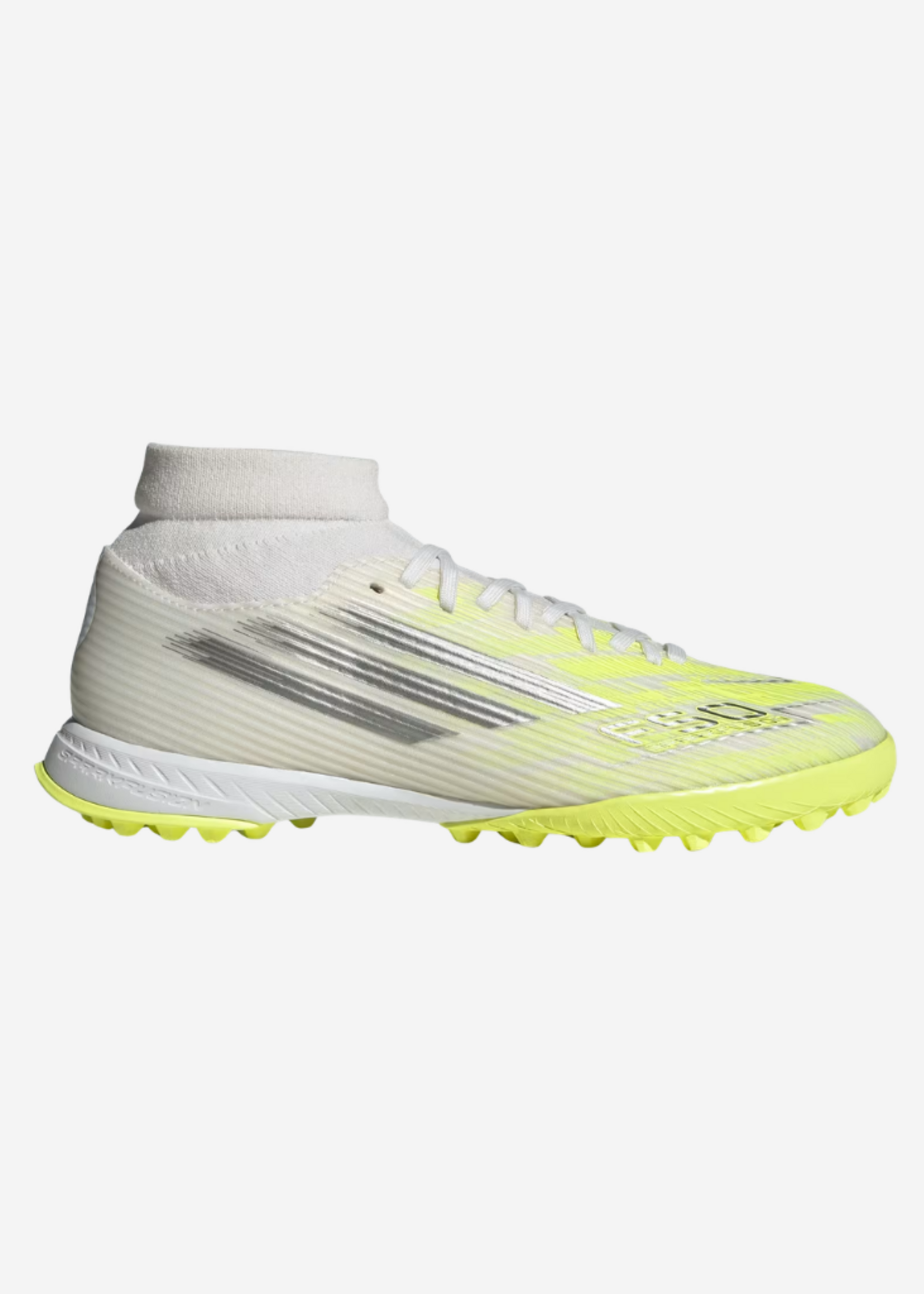ADIDAS F50 SPARKFUSION LEAGUE TF WHT/IRON/YE JR9004
