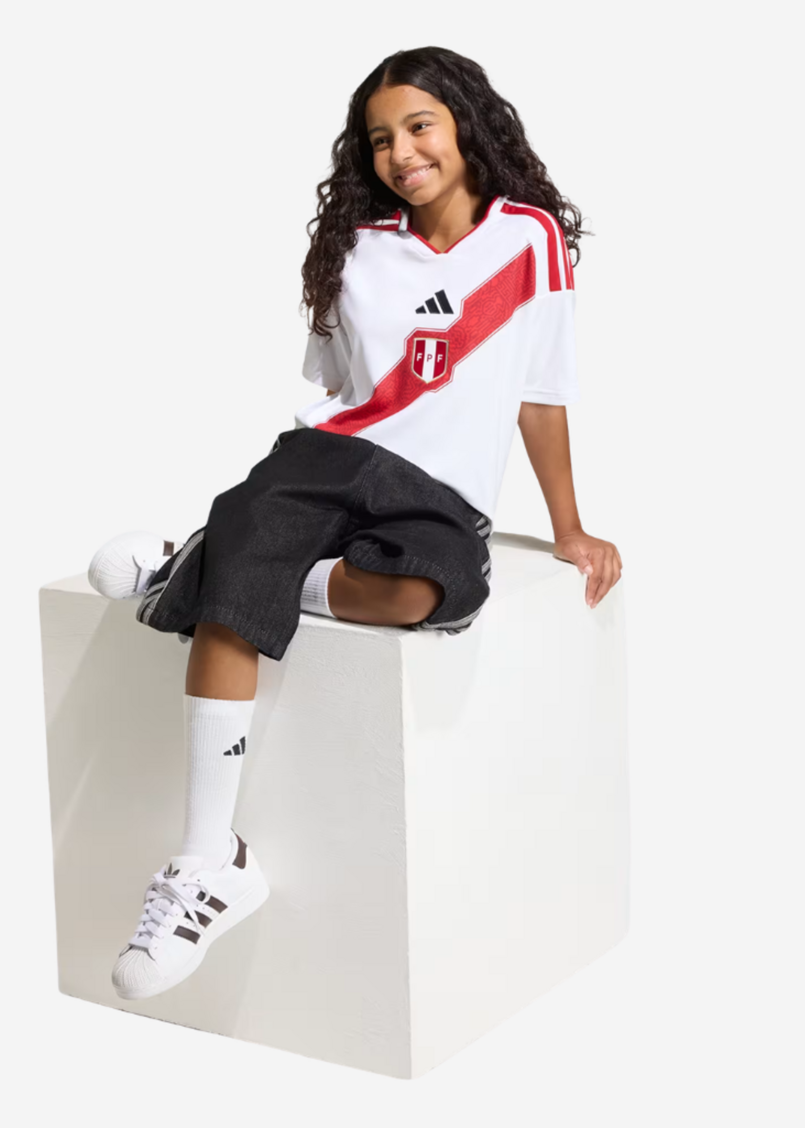 ADIDAS FPF PERU HOME JERSEY YOUTH WHITE JZ8894