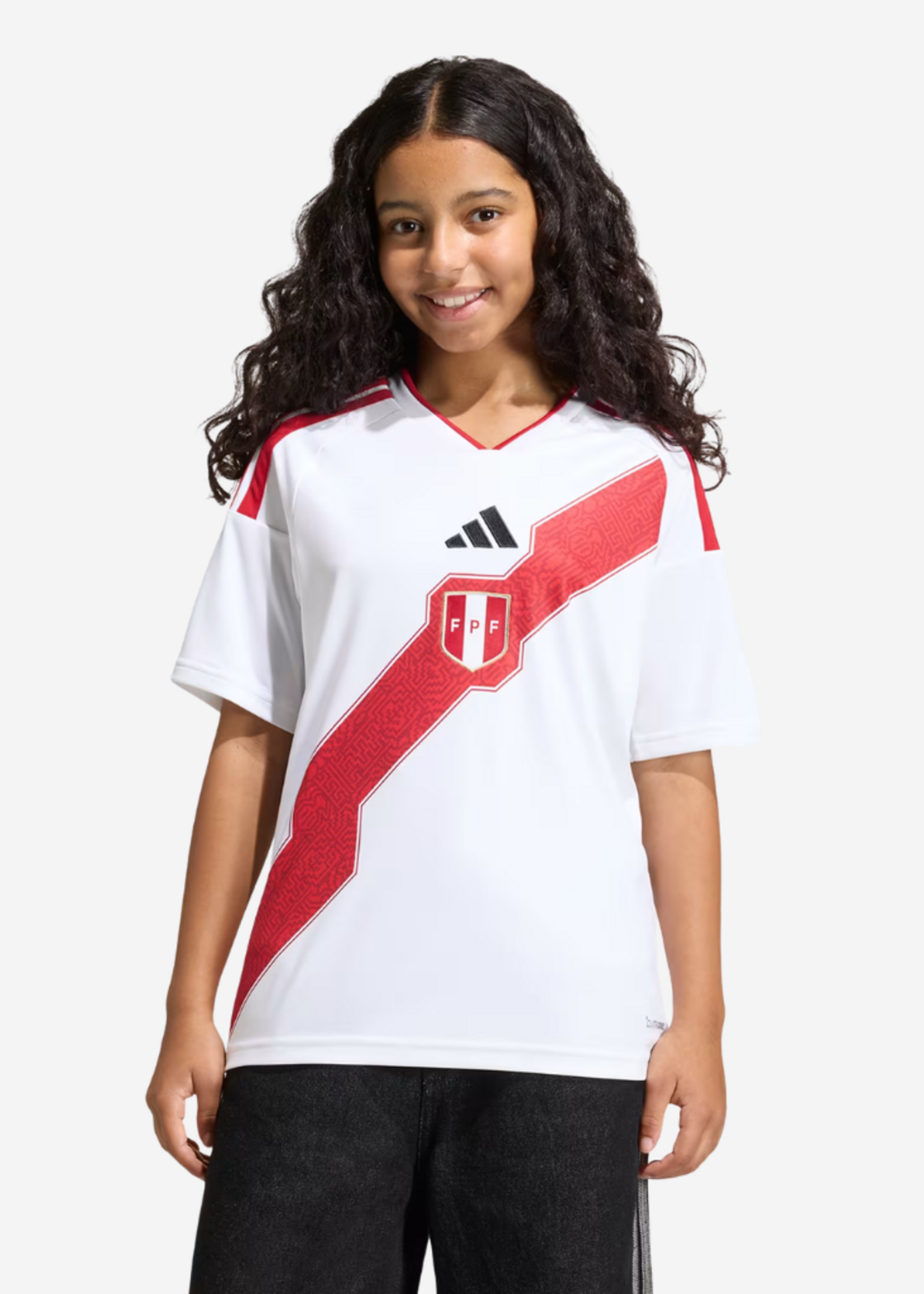 ADIDAS FPF PERU HOME JERSEY YOUTH WHITE JZ8894