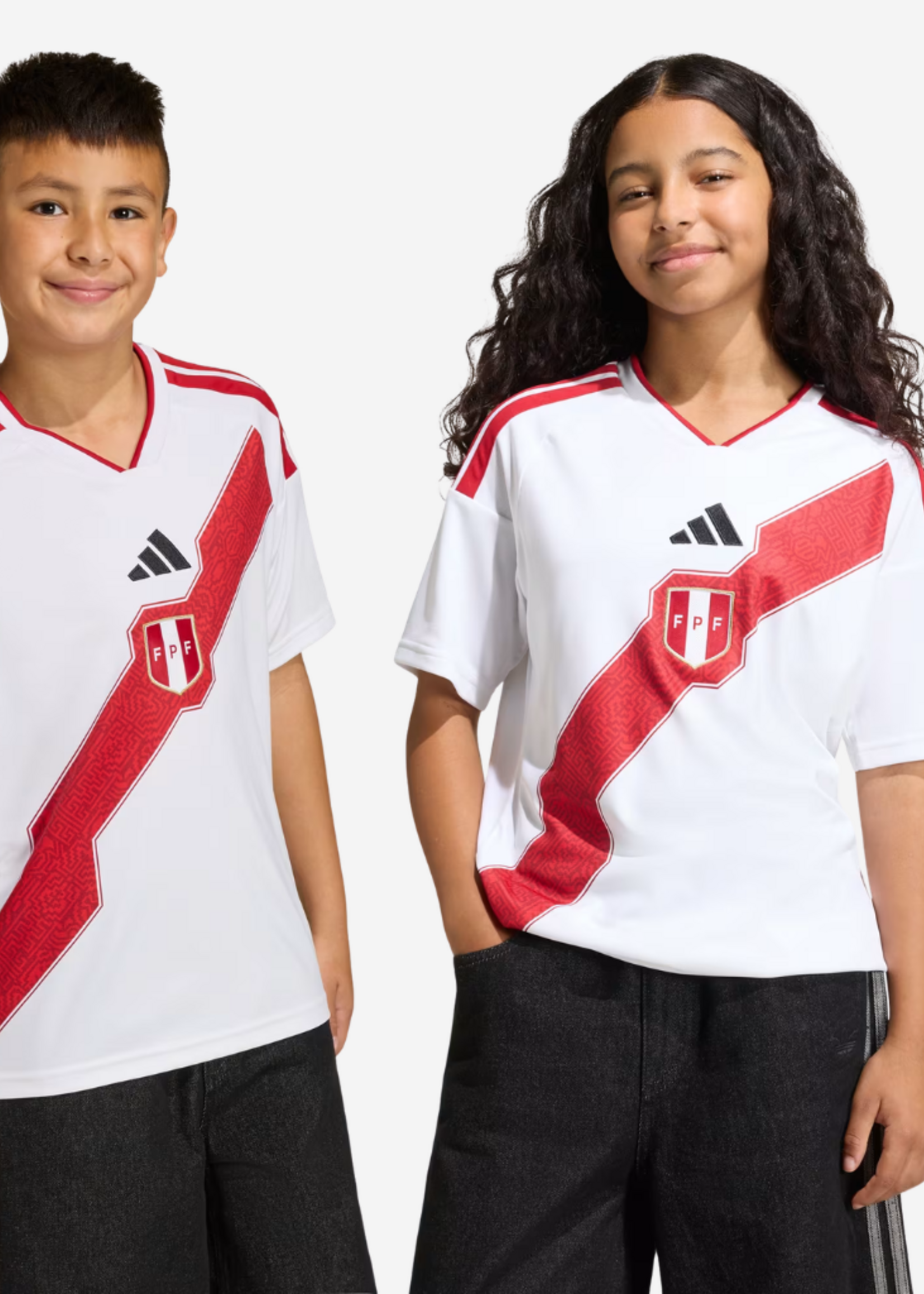 ADIDAS FPF PERU HOME JERSEY YOUTH WHITE JZ8894