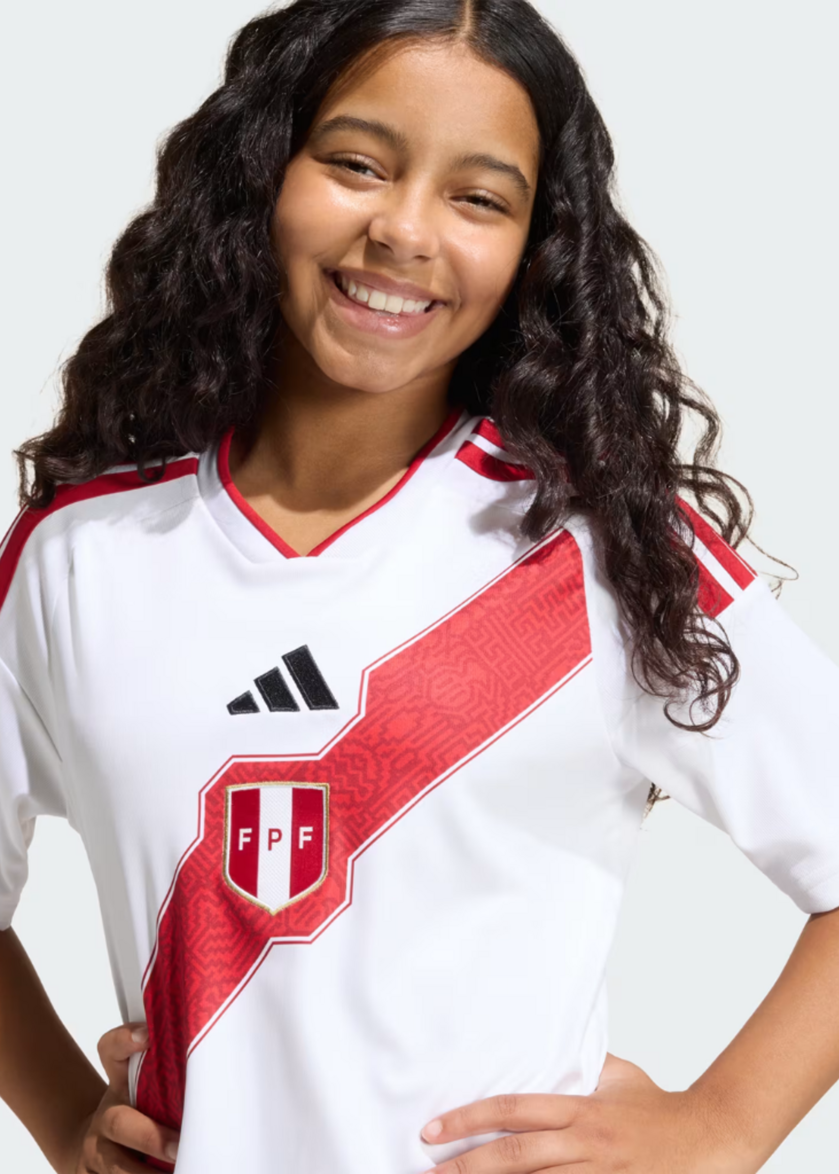ADIDAS FPF PERU HOME JERSEY YOUTH WHITE JZ8894