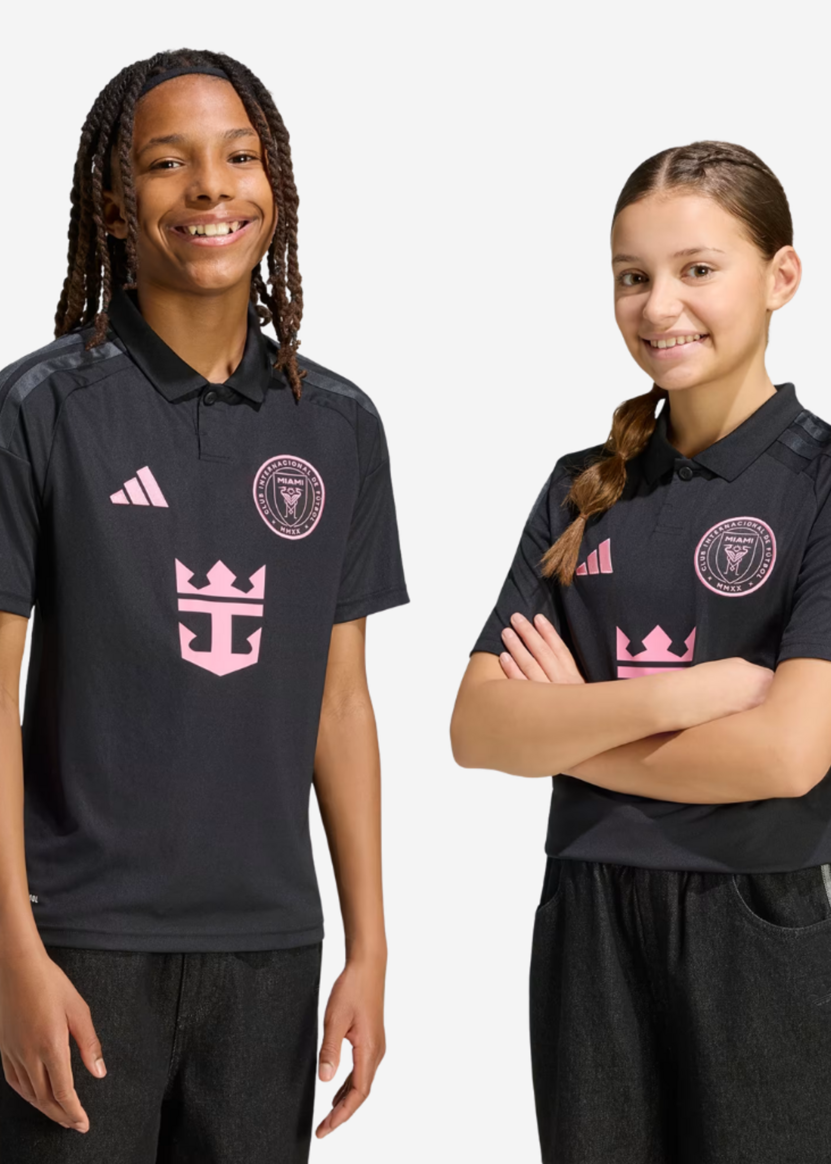 ADIDAS IMCF AWAY 2026 JSY YOUTH BLACK/PNK JL8486