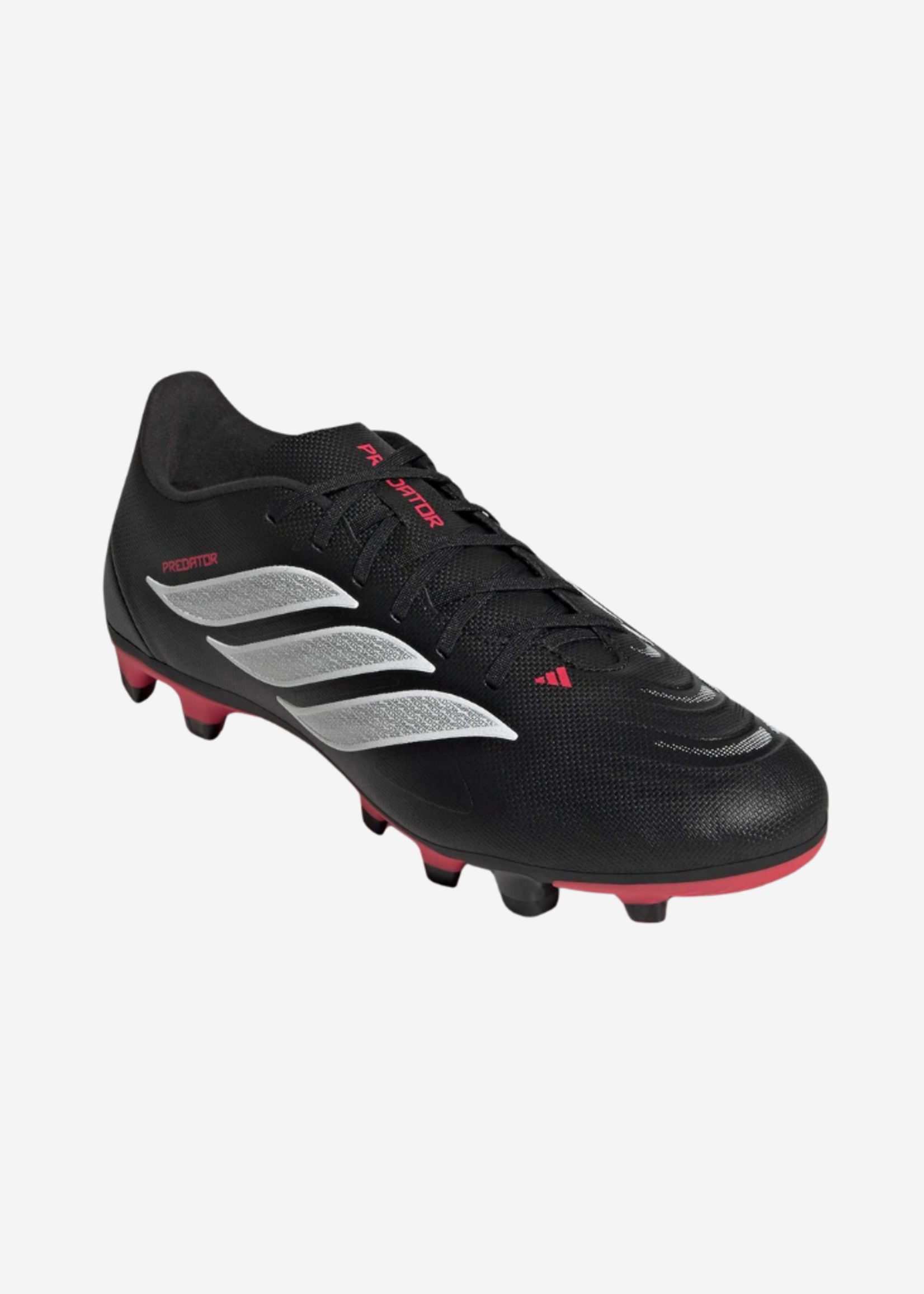 ADIDAS PREDATOR CLUB FG/MG BLACK/WHT/RED JS0350