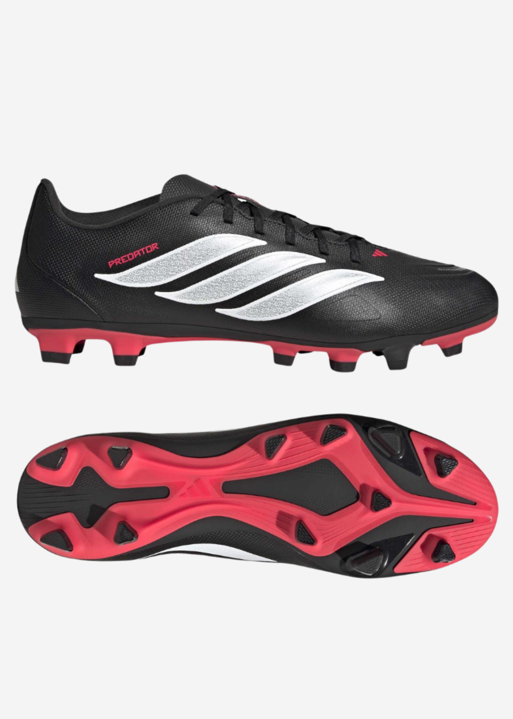 ADIDAS PREDATOR CLUB FG/MG BLACK/WHT/RED JS0350