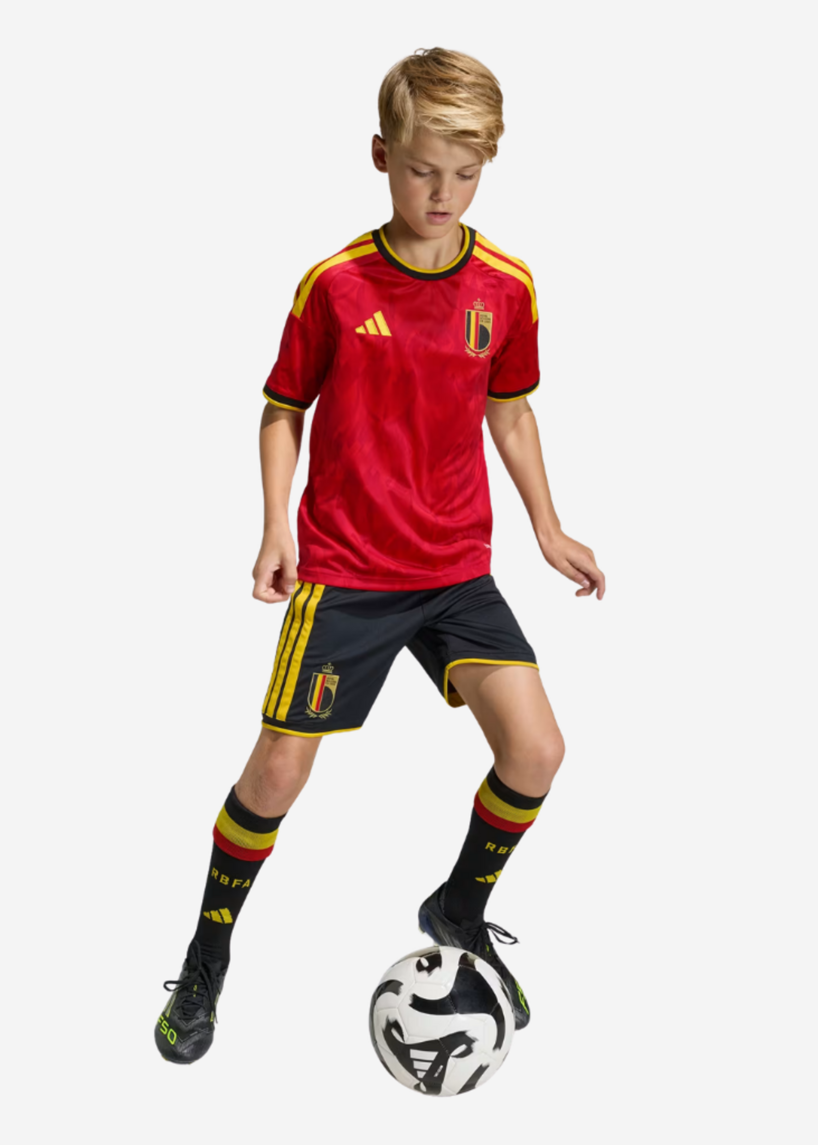 ADIDAS RBFA BELGIUM HOME JSY KIDS JZ5988