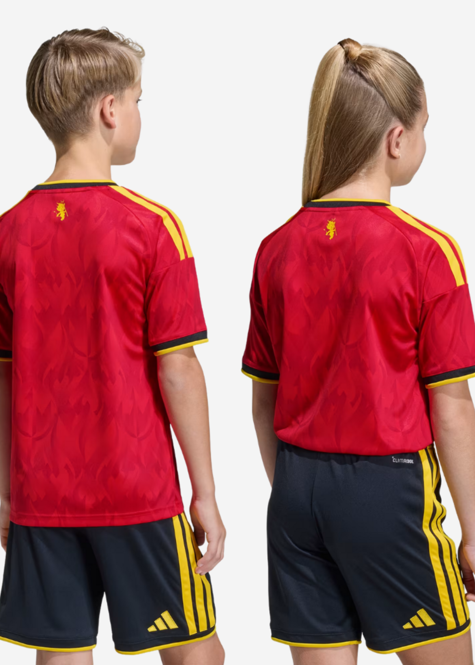 ADIDAS RBFA BELGIUM HOME JSY KIDS JZ5988