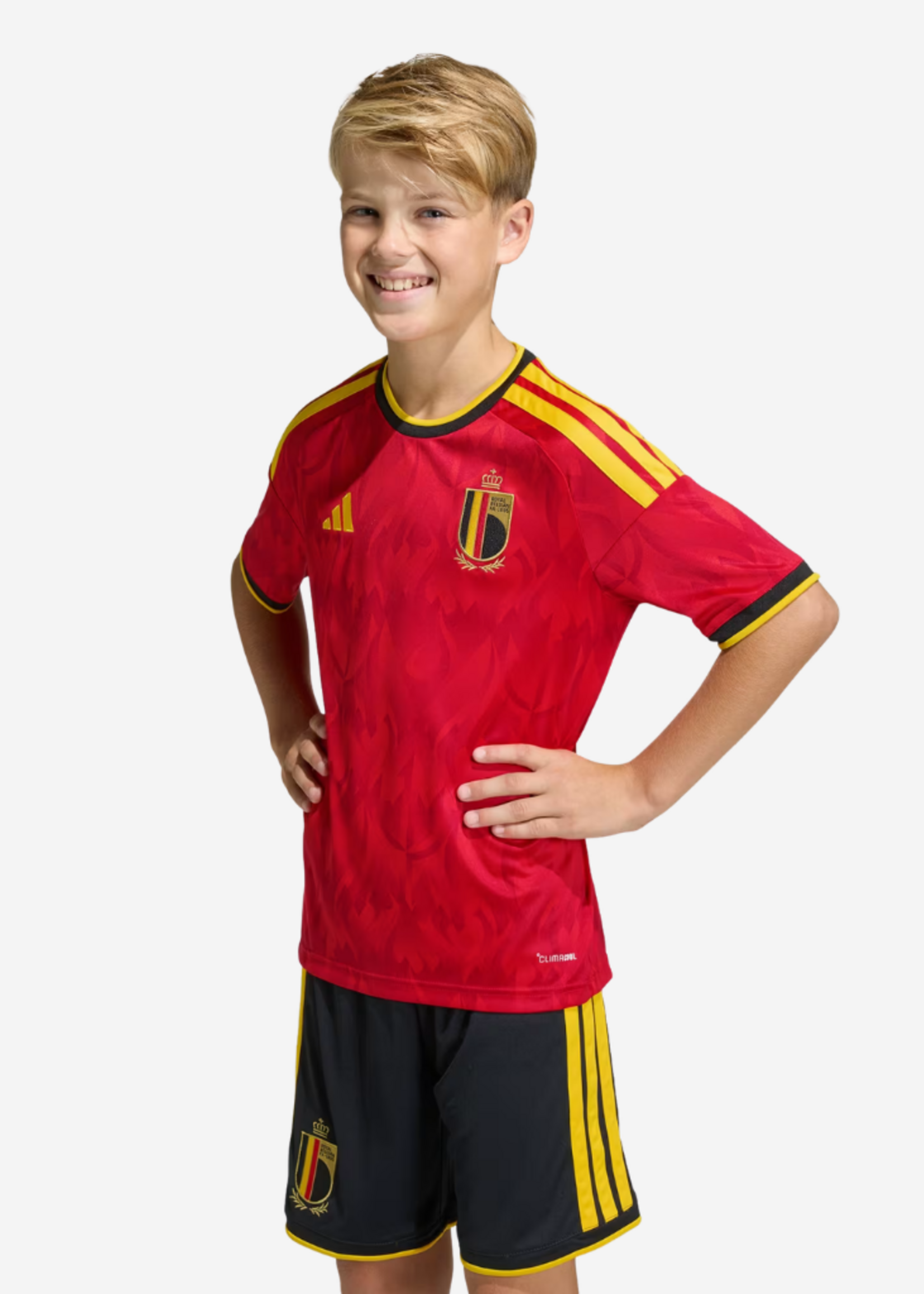 ADIDAS RBFA BELGIUM HOME JSY KIDS JZ5988