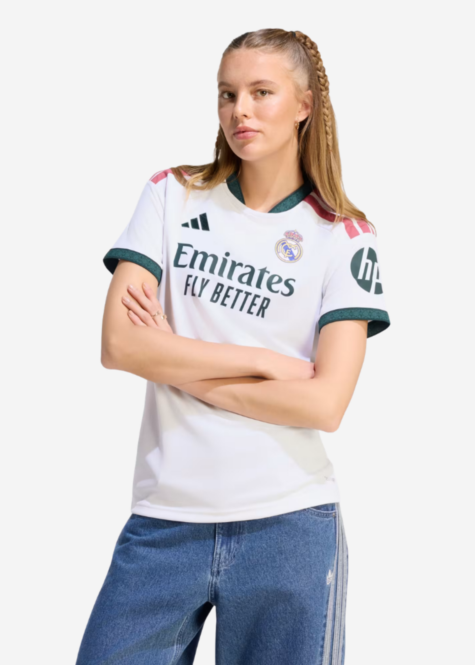 ADIDAS REAL MADRID HOME JSY W WHITE KC3989