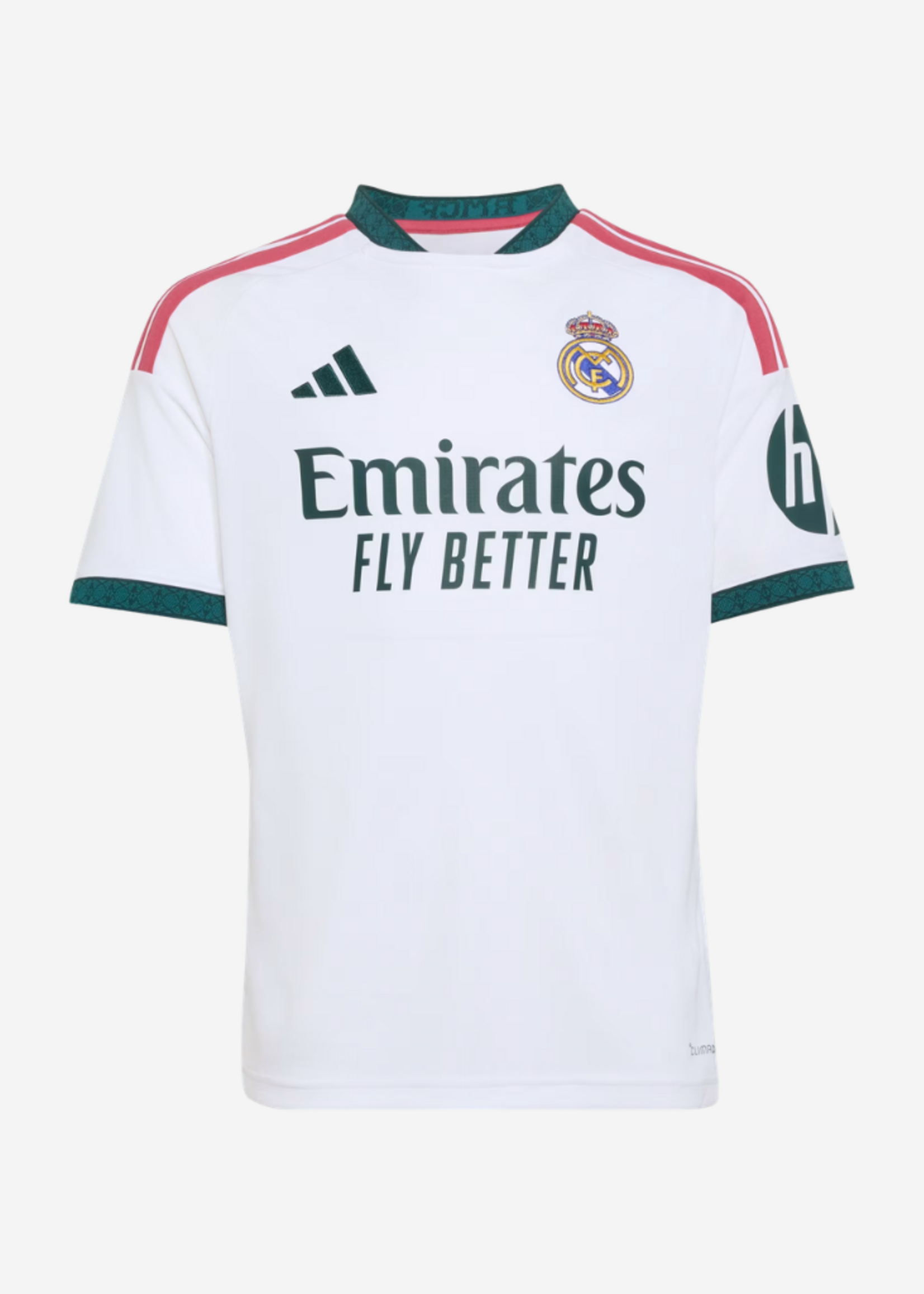 ADIDAS REAL MADRID HOME JSY YOUTH WHITE KC3993