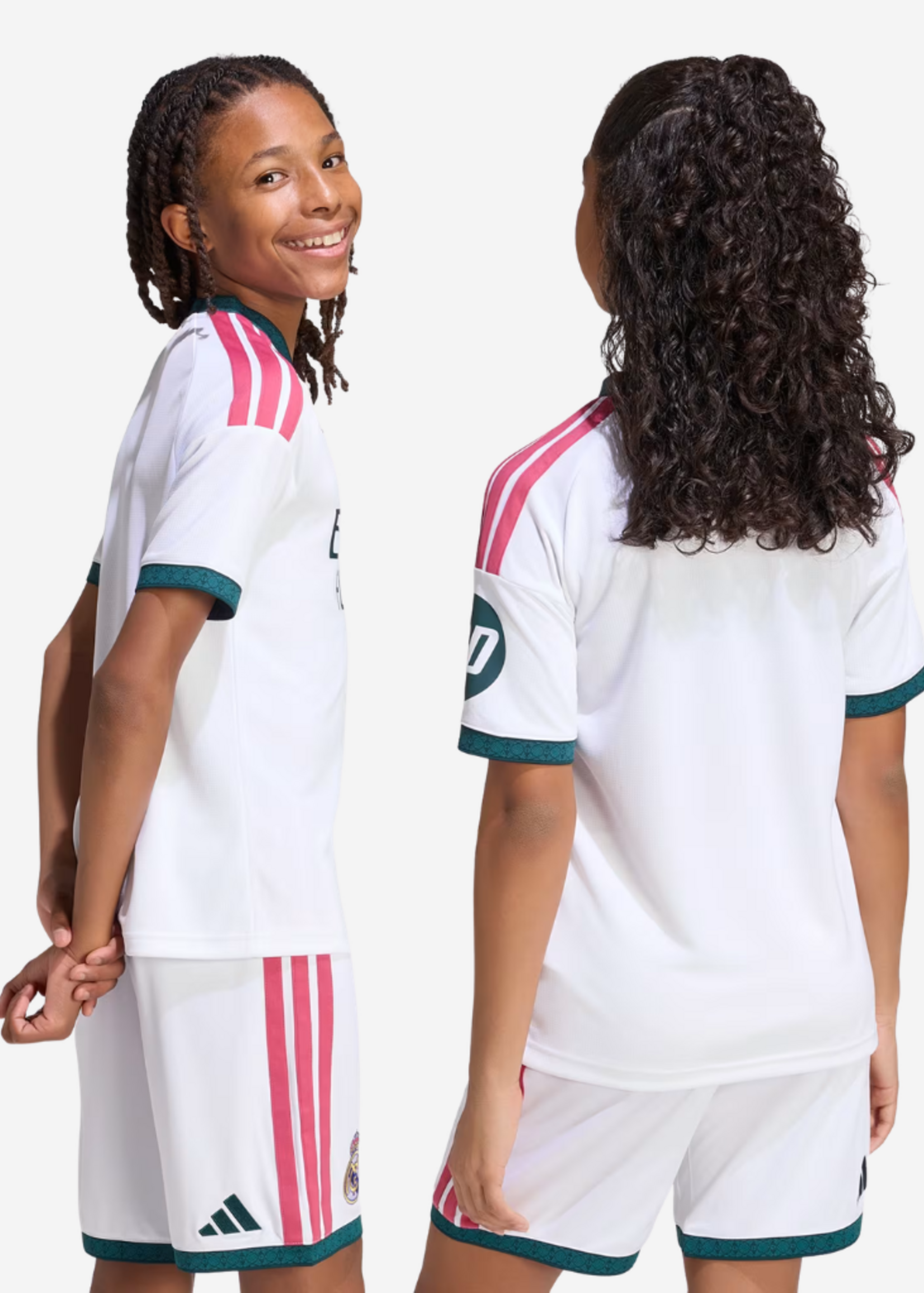 ADIDAS REAL MADRID HOME JSY YOUTH WHITE KC3993