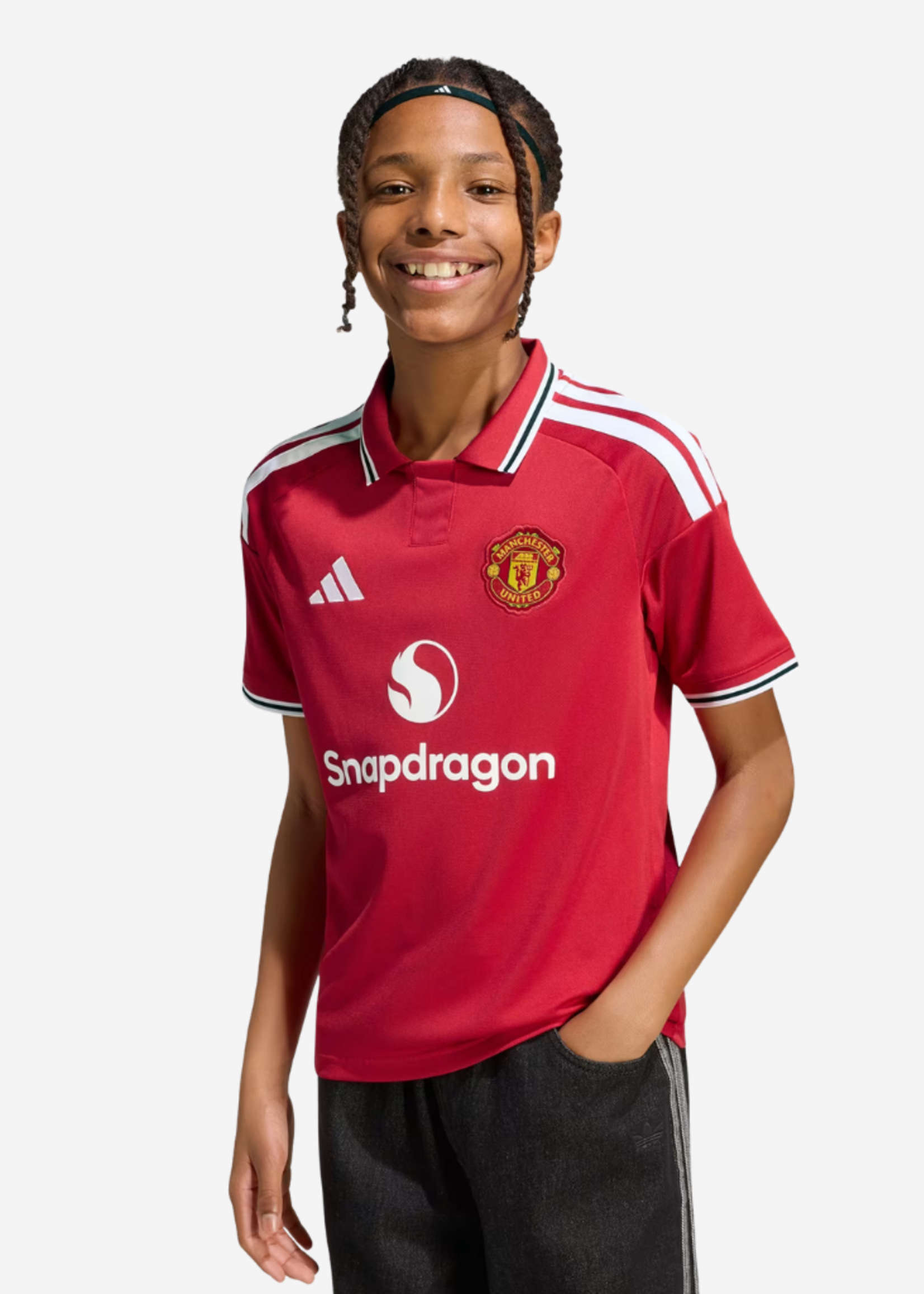 ADIDAS MUFC MAN UNITED HOME JSY YOUTH KC4796