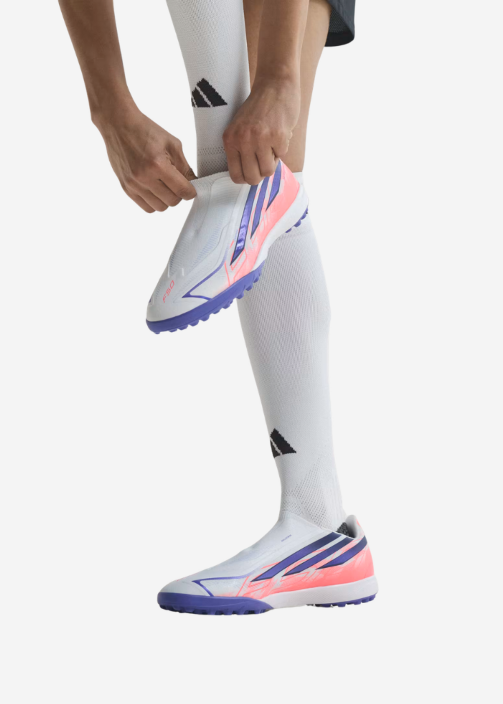 ADIDAS F50 HYPERFAST LEAGUE LL TF WHT/SOLPUR/SOLTUR IH4585