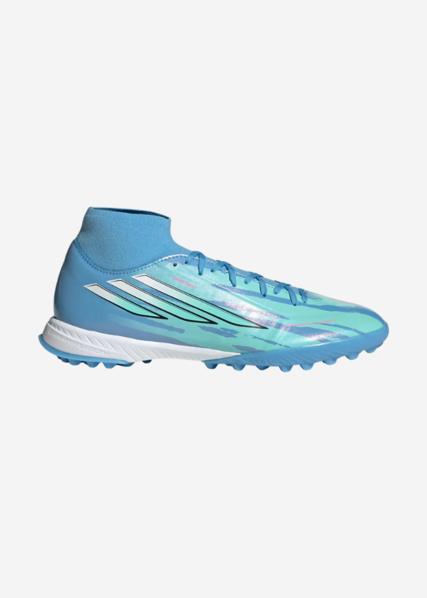 ADIDAS F50 SPARKFUSION LEAGUE TF TBLU/WHT/PNK LA4049