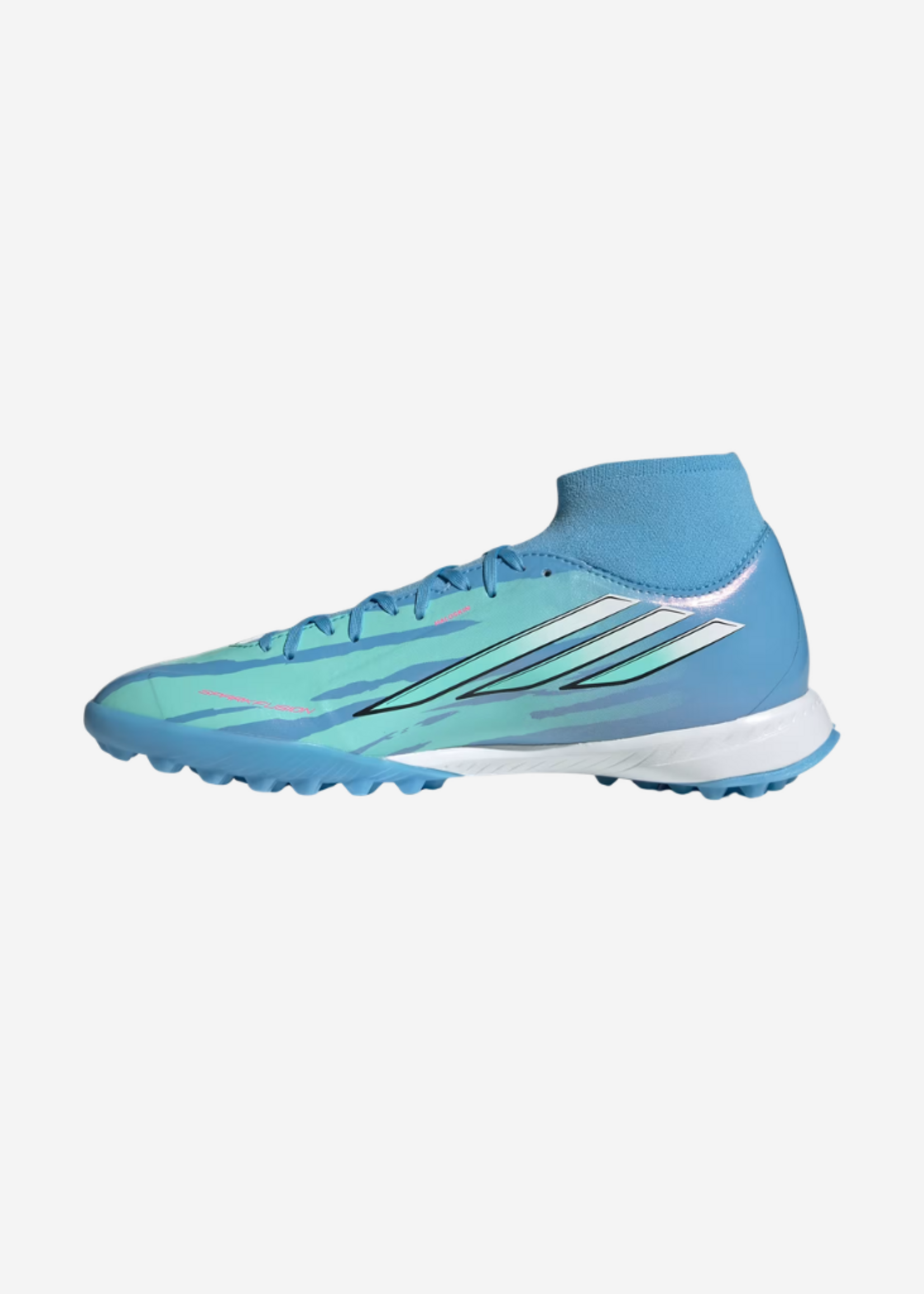 ADIDAS F50 SPARKFUSION LEAGUE TF TBLU/WHT/PNK LA4049