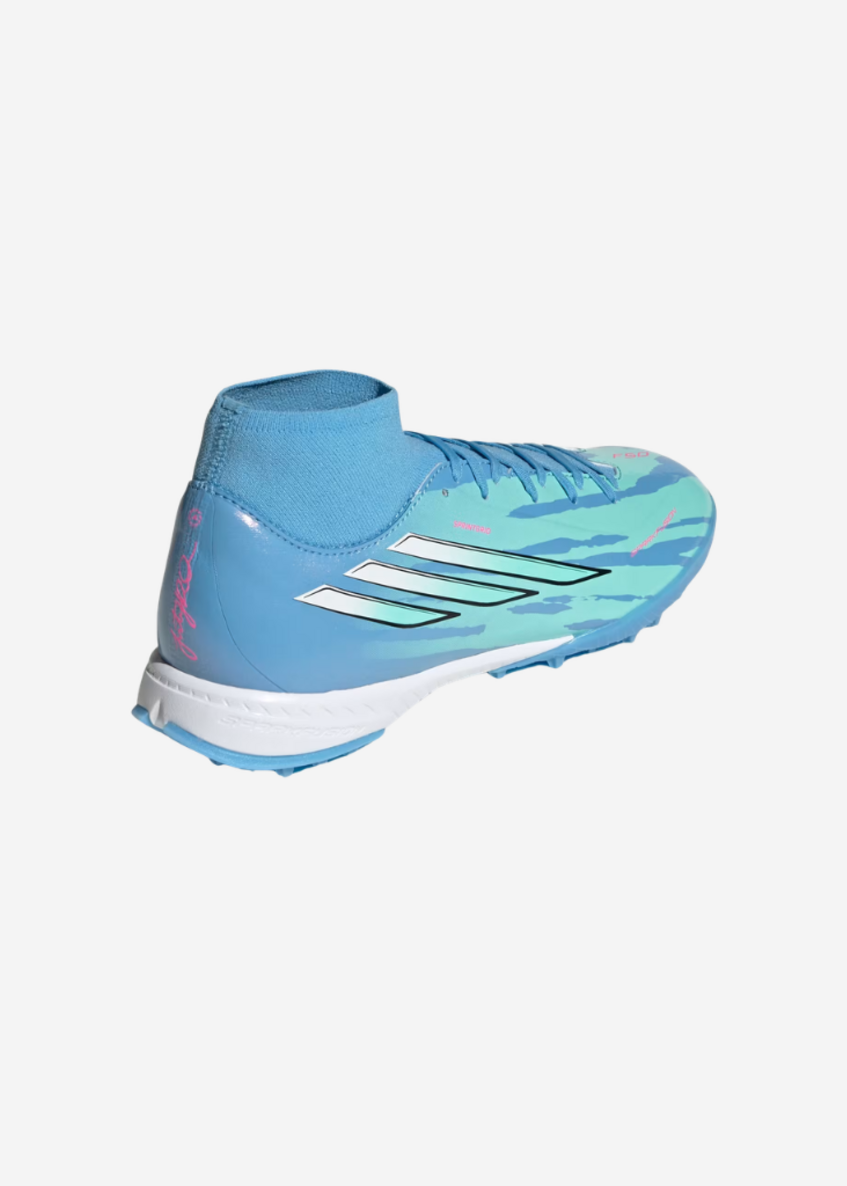 ADIDAS F50 SPARKFUSION LEAGUE TF TBLU/WHT/PNK LA4049