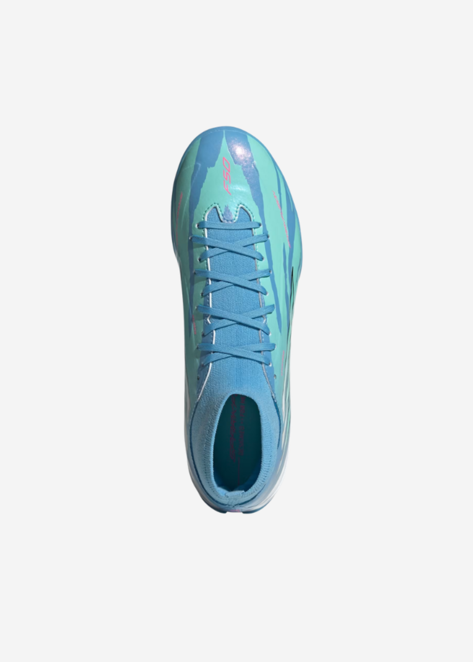 ADIDAS F50 SPARKFUSION LEAGUE TF TBLU/WHT/PNK LA4049