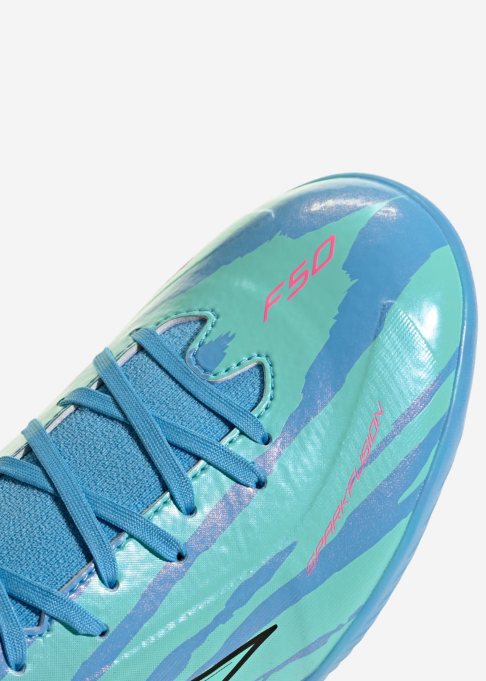 ADIDAS F50 SPARKFUSION LEAGUE TF TBLU/WHT/PNK LA4049