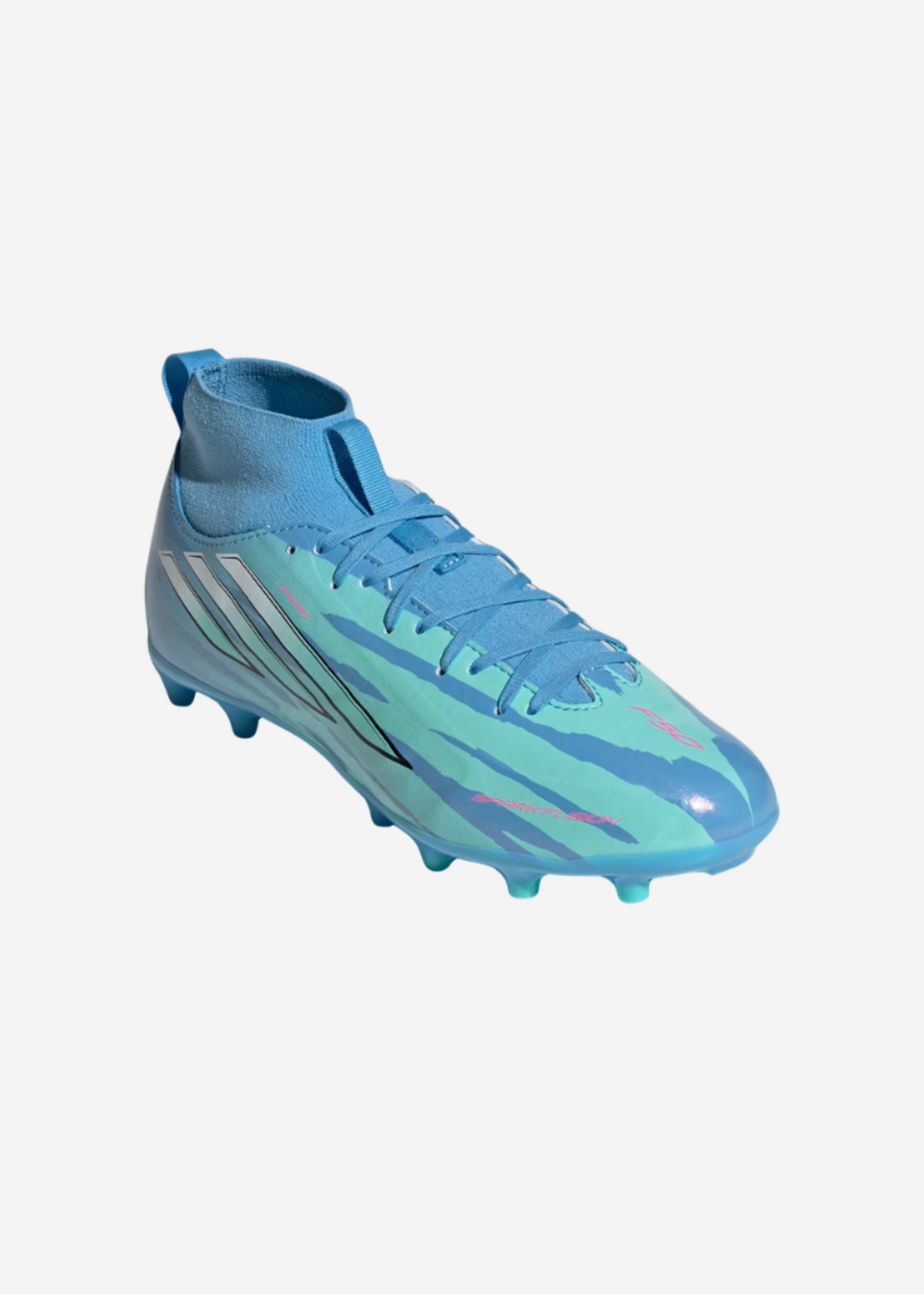 ADIDAS F50 SPARKFUSION LEAGUE FG/AG J BLU/WHT/PNK LA4057
