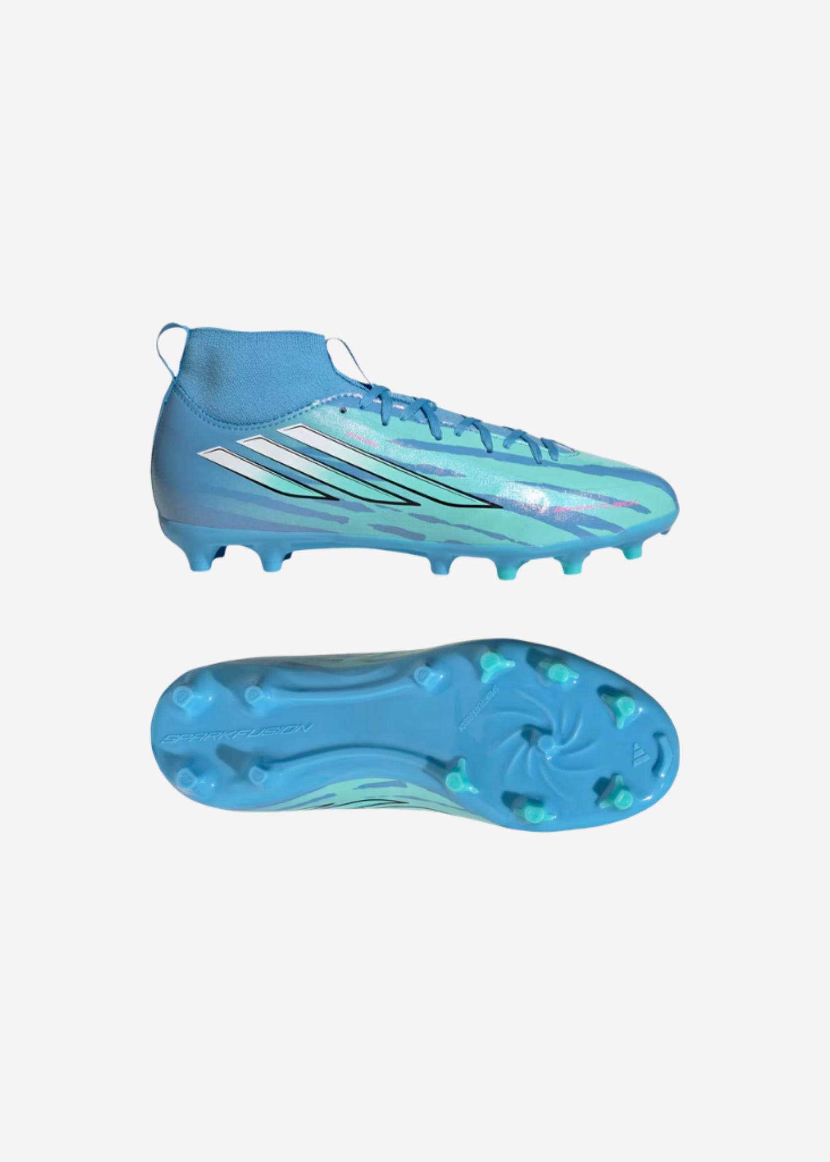 ADIDAS F50 SPARKFUSION LEAGUE FG/AG J BLU/WHT/PNK LA4057
