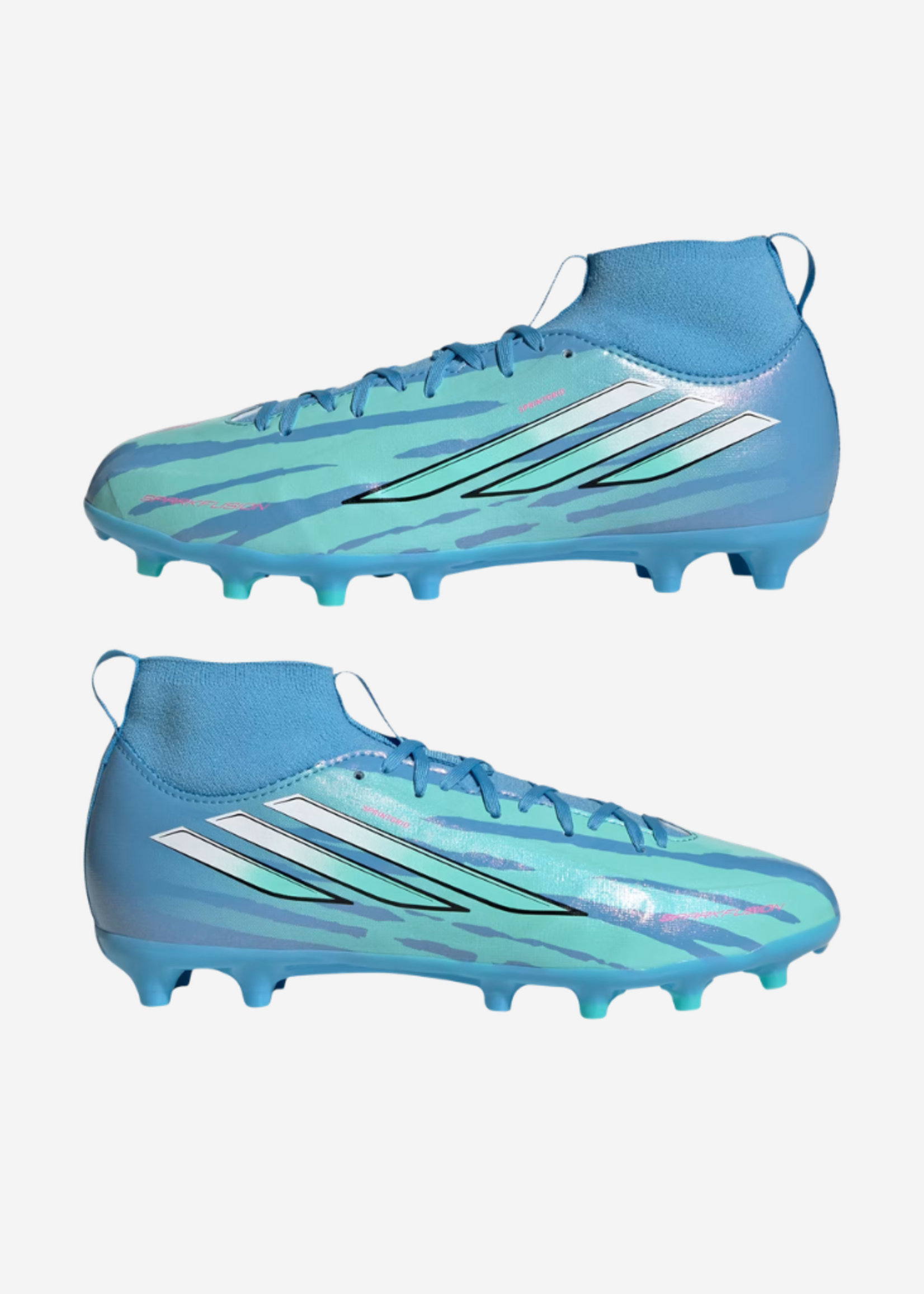 ADIDAS F50 SPARKFUSION LEAGUE FG/AG J BLU/WHT/PNK LA4057