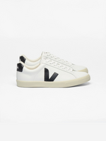VEJA ESPLAR LOGO LEATHER  WHITE/BLACK EO0200005A