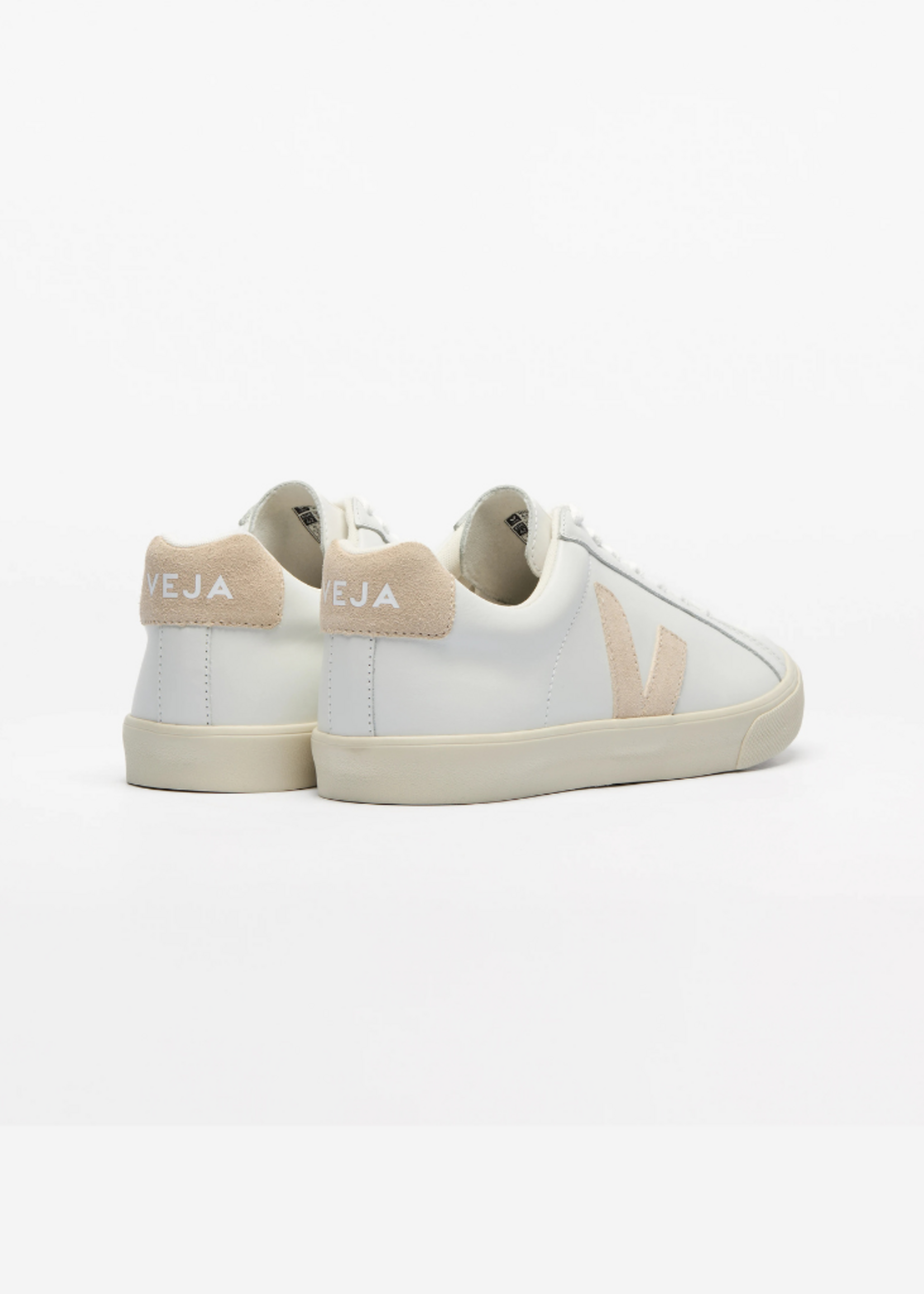 VEJA ESPLAR LOGO LEATHER WHITE-SABLE EO0202335A